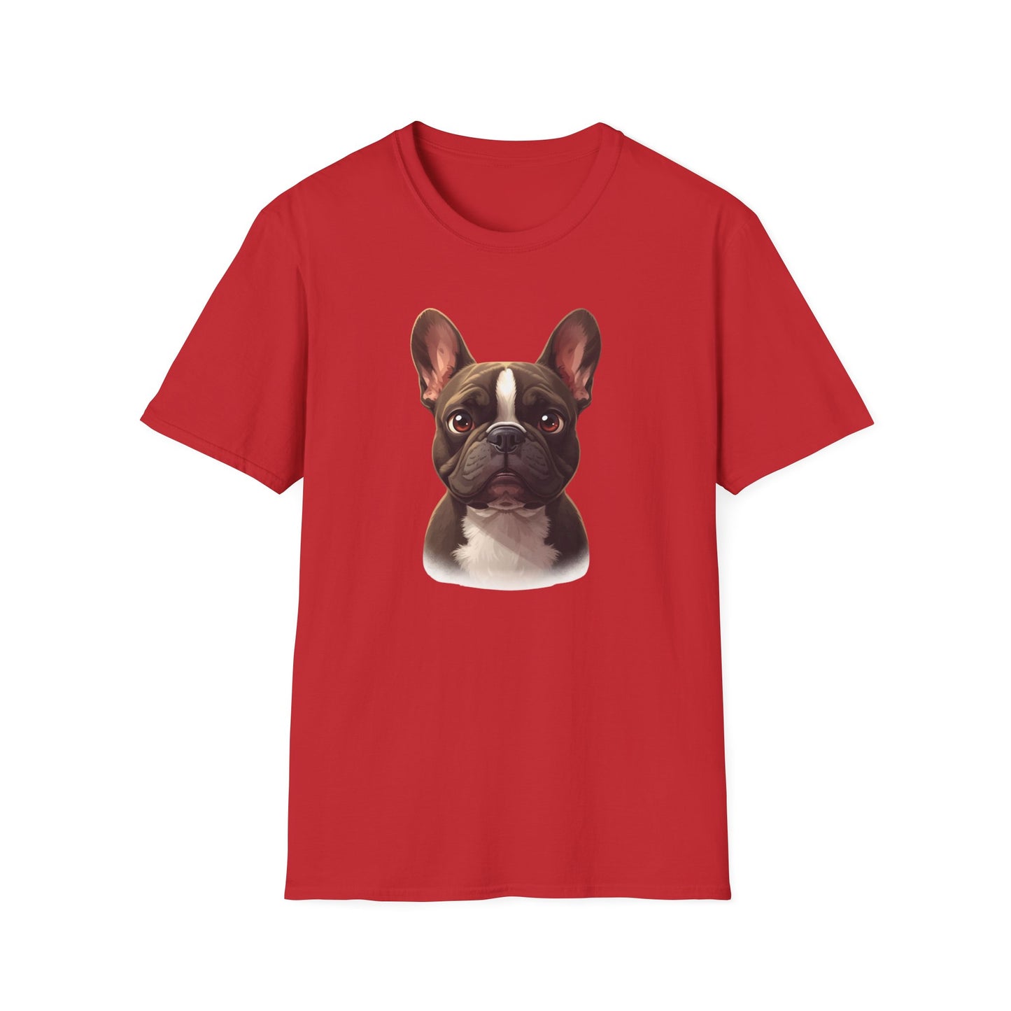 French Bulldog Dog Portrait Shirt – Frenchie Dog Lover Gift, Cute Dog Mom Tee, Dog Dad Shirt, Pet Breed Apparel