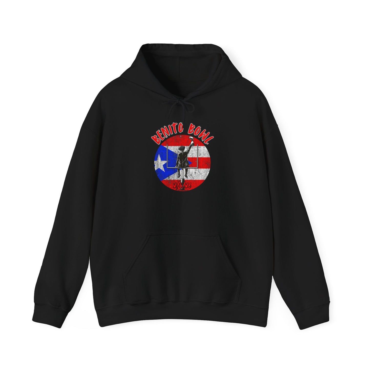 Benito Bowl 2/8/26 Puerto Rico Heritage Hoodie, Boricua Pride Football Fan gift