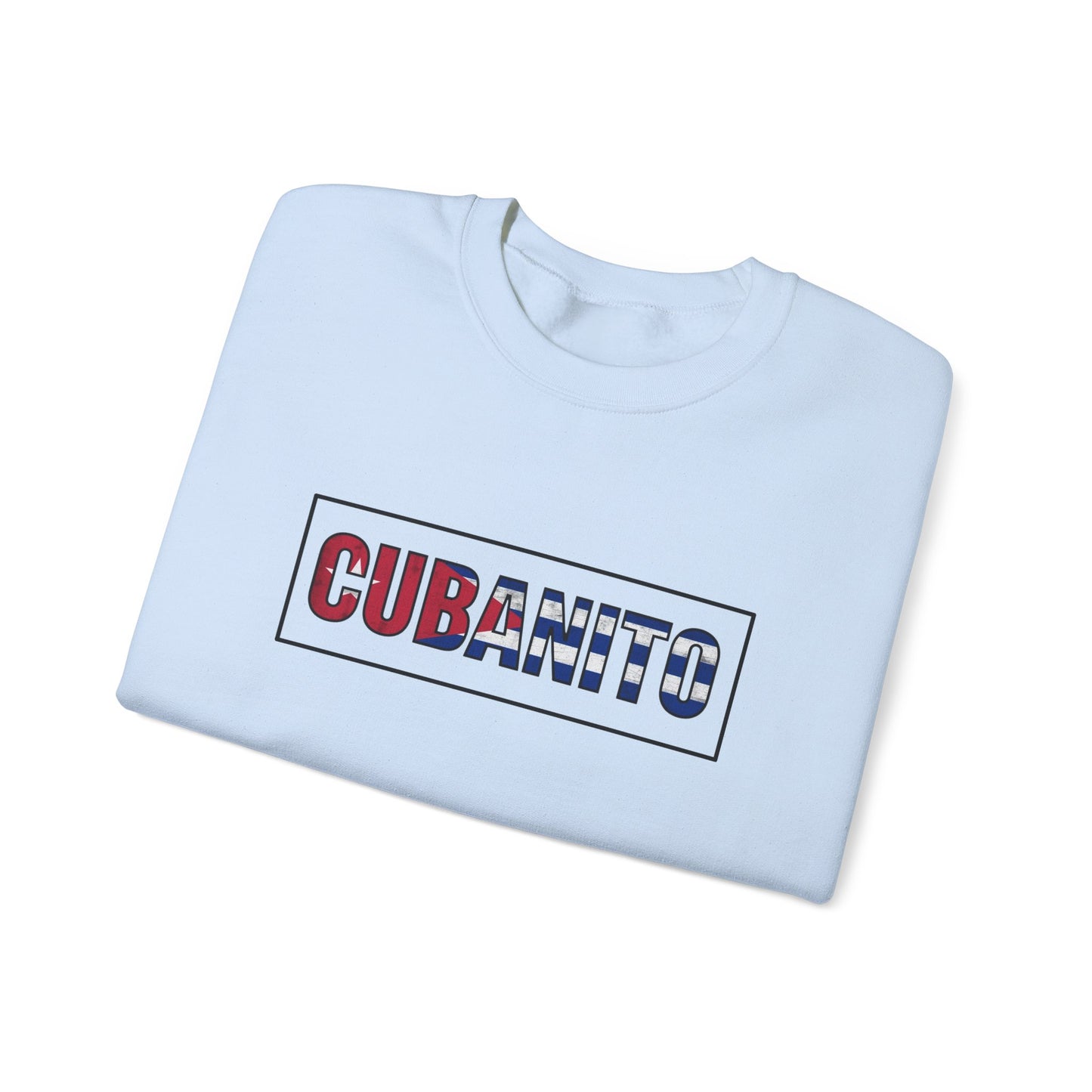 CUBANITO Sweatshirt – Cuban Flag Sweatshirt for Men, Latino Pride Sweatshirt, Cuba Heritage Top, Cuban Culture Graphic Sweatshirt