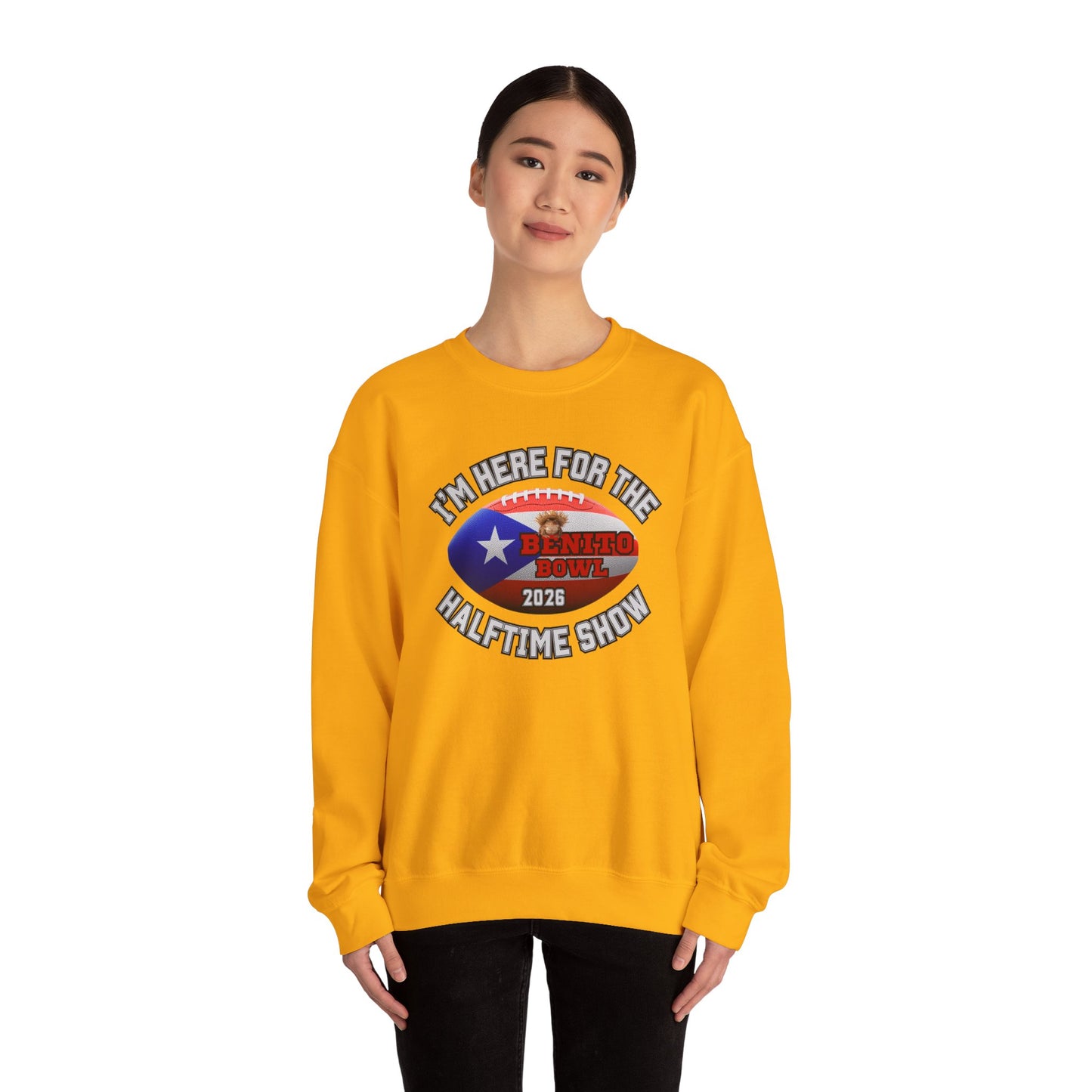 Benito Bowl Halftime 2026 Sweatshirt, Benito Bowl Shirt, Football Fan Gift, Puerto Rico Heritage Sweatshirt, Boriqua Pride Gift