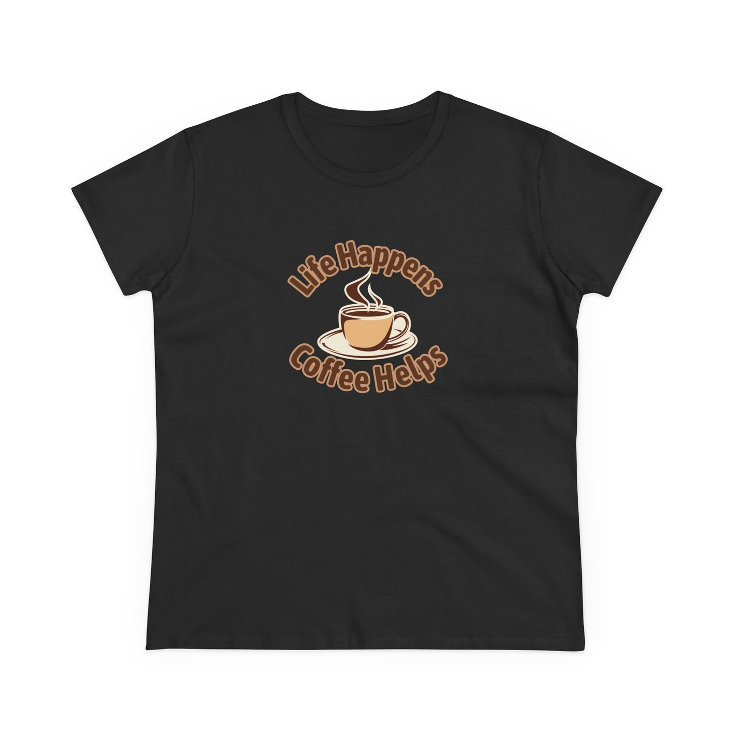 Life Happens Coffee Helps Shirt, Funny Coffee Shirt, Mother's Day Gift, Coffee Lover Gift, Mom Gift, Coffee Drinker Gift, Mother Gift