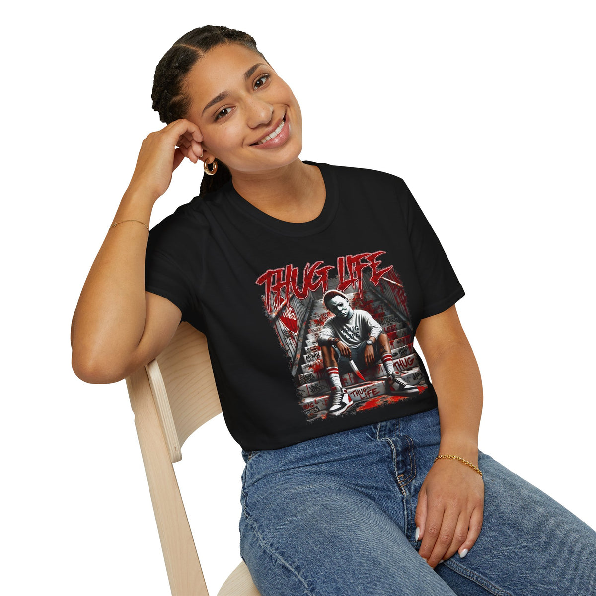 Halloween T-Shirt, Scary Movie Tee, Halloween Shirt, Horror Movie Fan Gift, Horror Movie Characters Shirt