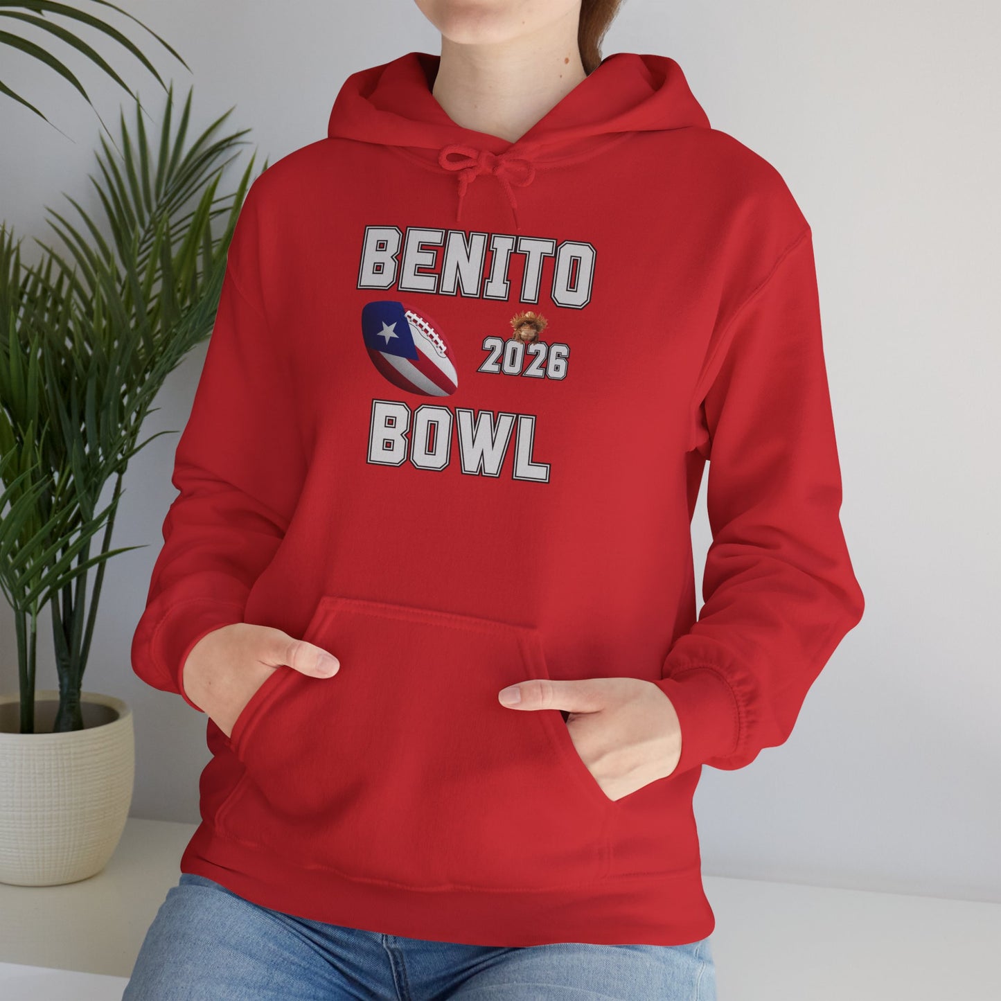Benito Bowl Halftime Shirt 2026 Hoodie, Benito Bowl Hooded Sweatshirt, Football Fan Gift, Puerto Rico Heritage Hoodie, Boriqua Pride Gift