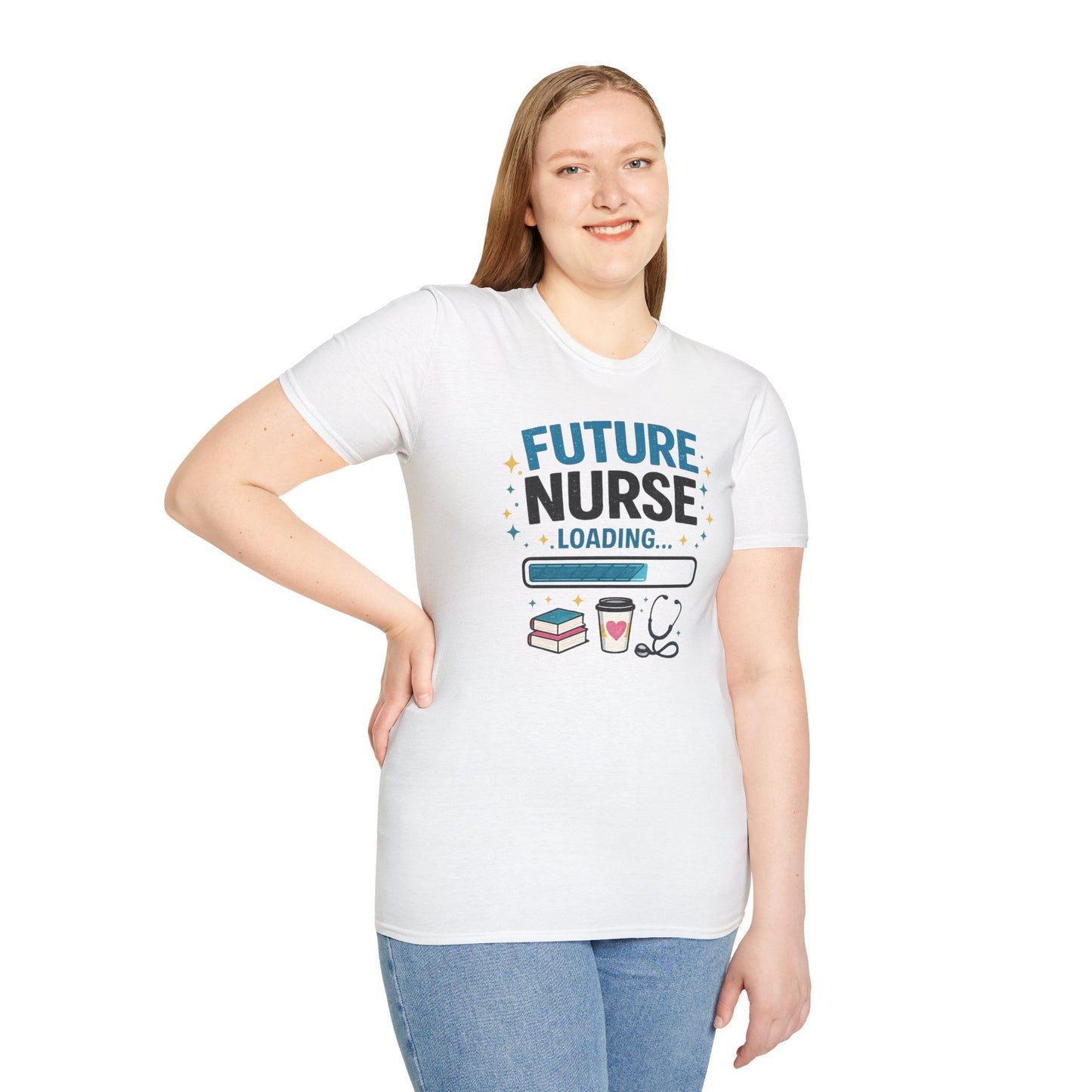 Future Nurse Loading Shirt – Funny Nursing Student T-Shirt, RN School Gift, Nursing School Graduation Tee, Nurse Student Gift Idea