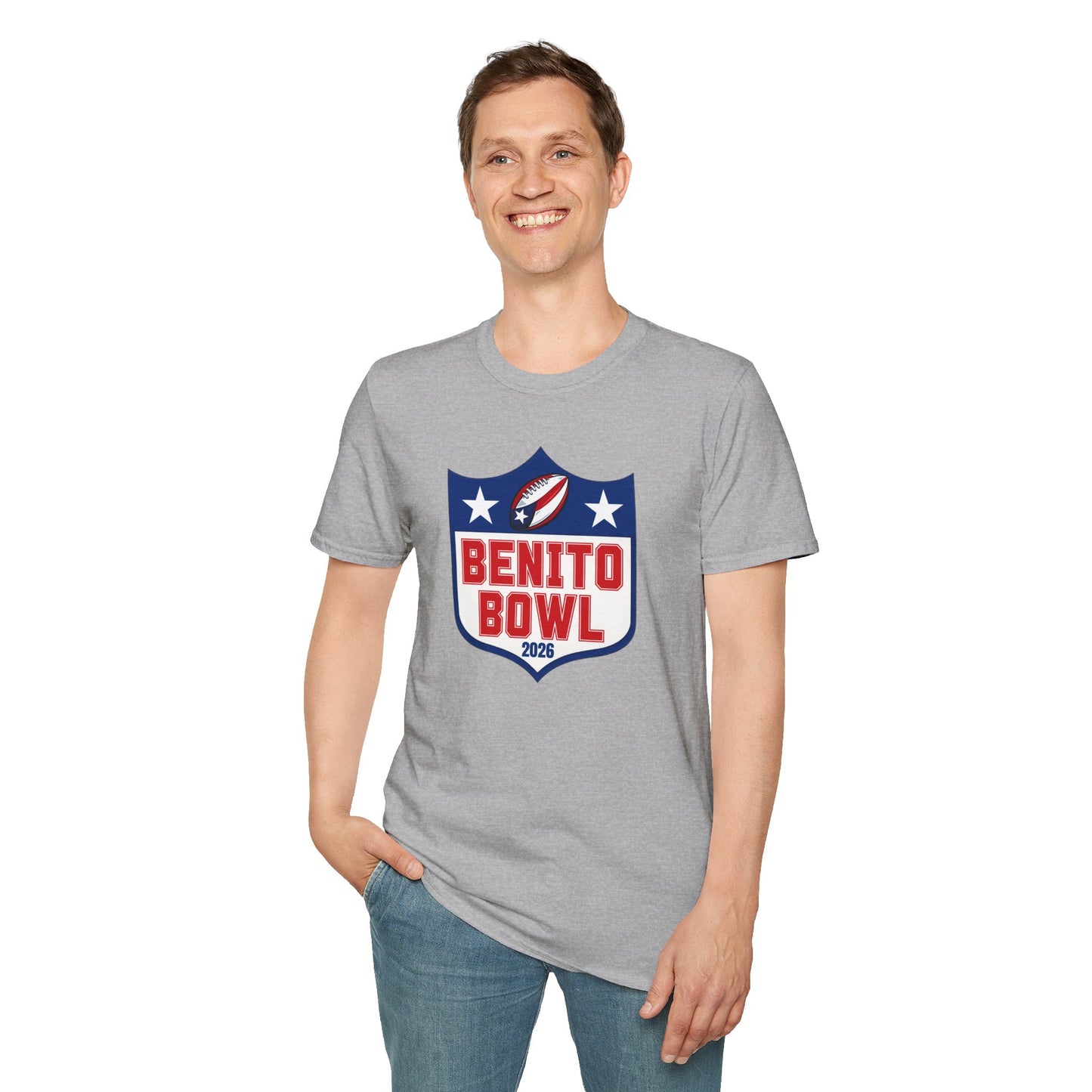 Benito Bowl 2026 Football T-shirt, Benito Bowl Shirt, Football Fan Gift, Puerto Rico Boricua Heritage Culture Pride Tee