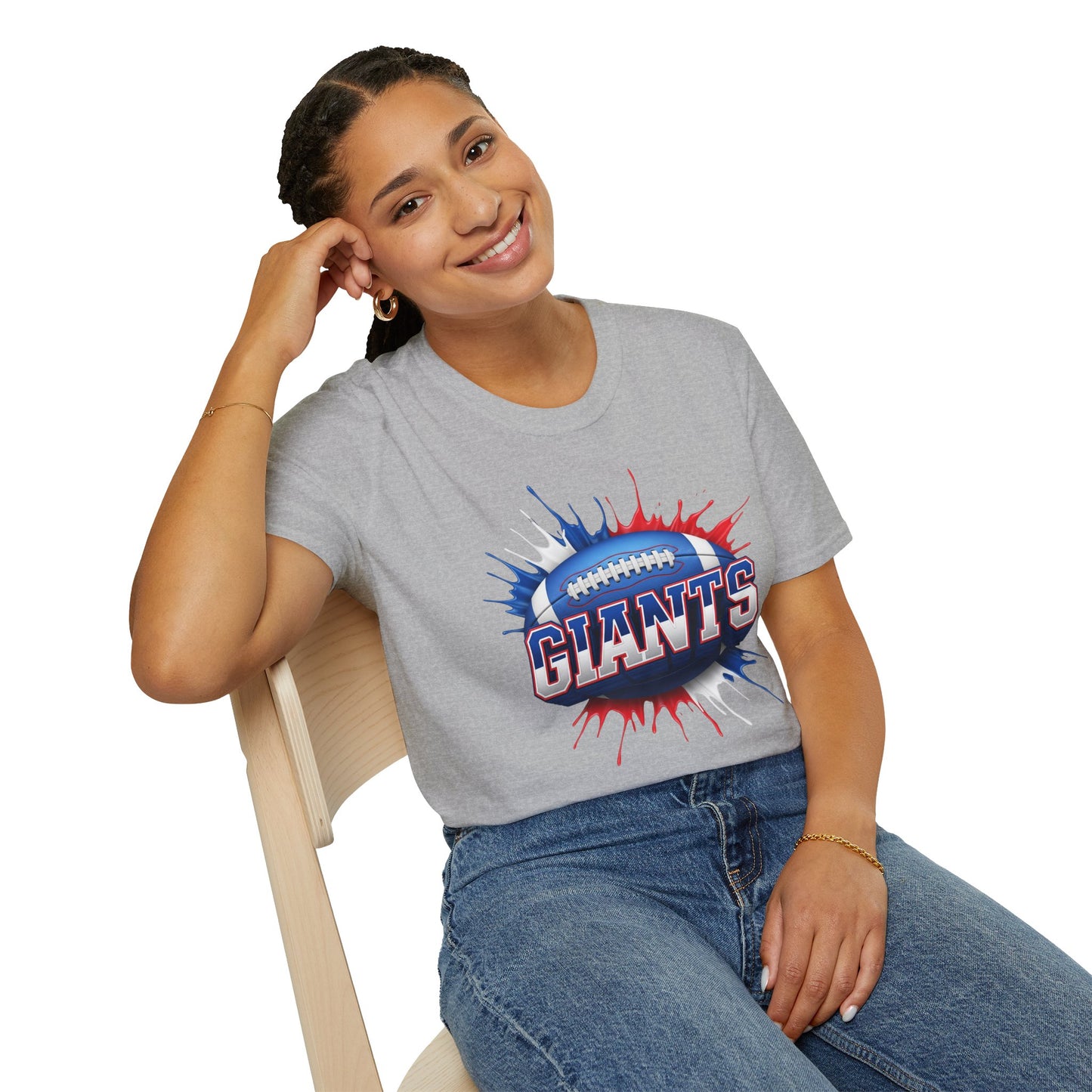 New York Football Unisex T-Shirt, New York Team Tee, Football Gift for New York Fans, Game Day Shirt, Sports Fan Apparel, Football Tee