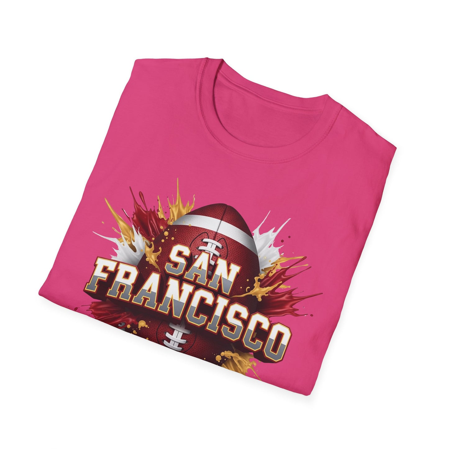 San Francisco Football Unisex T-Shirt, San Francisco Team Tee, Football Gift for San Francisco Fans, Game Day Shirt, Sports Fan Apparel
