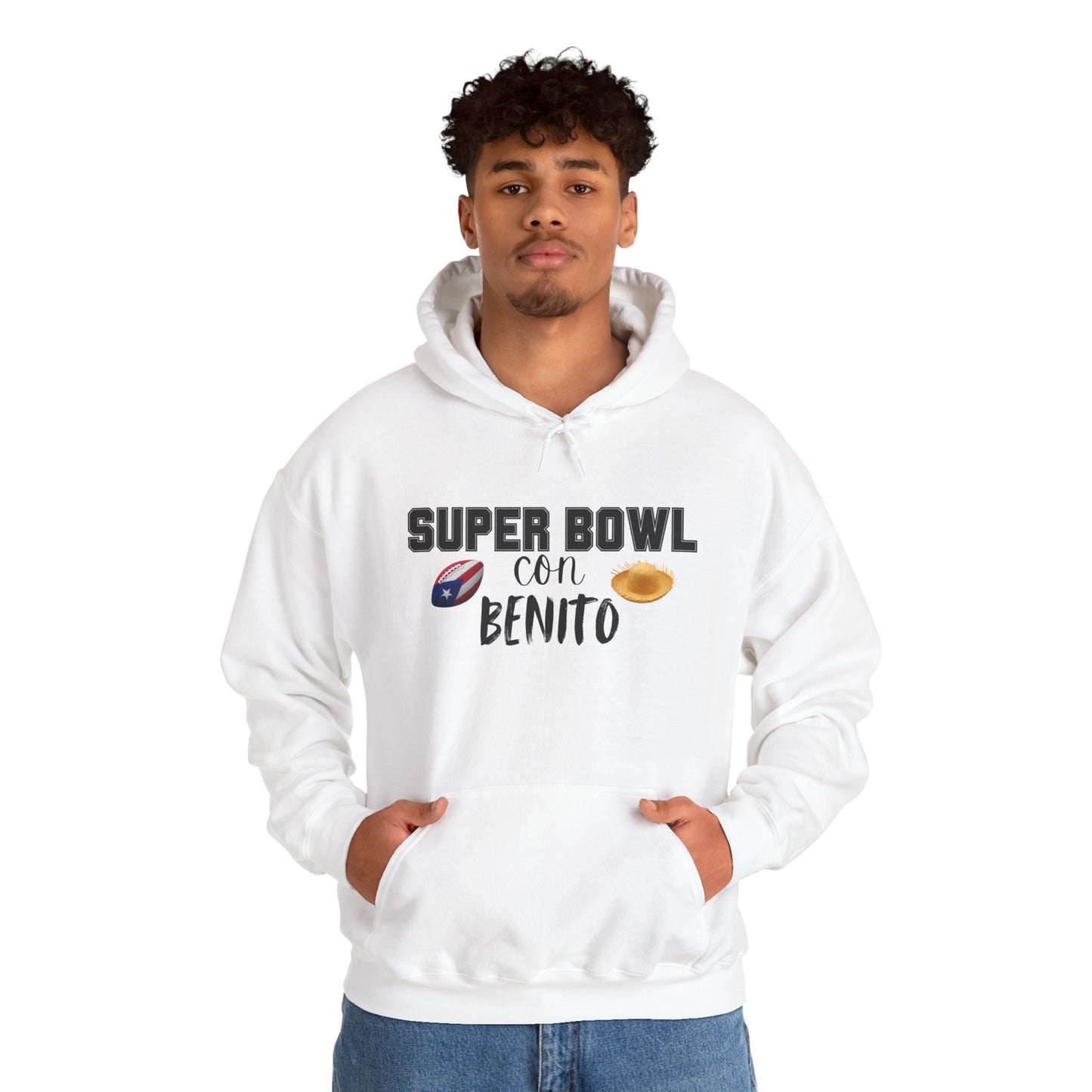 Benito Bowl Halftime Shirt 2026 Hoodie, Benito Bowl Hooded Sweatshirt, Football Fan Gift, Puerto Rico Heritage Hoodie, Boriqua Pride Gift