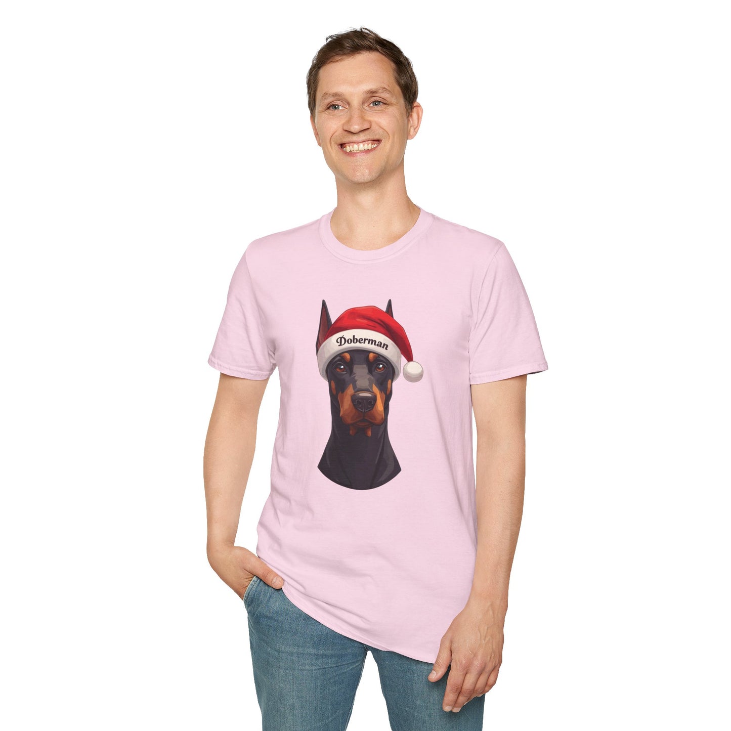 Doberman Dog Portrait Shirt – Doberman Dog Lover Gift, Cute Dog Mom Tee, Dog Dad Shirt, Pet Breed Apparel