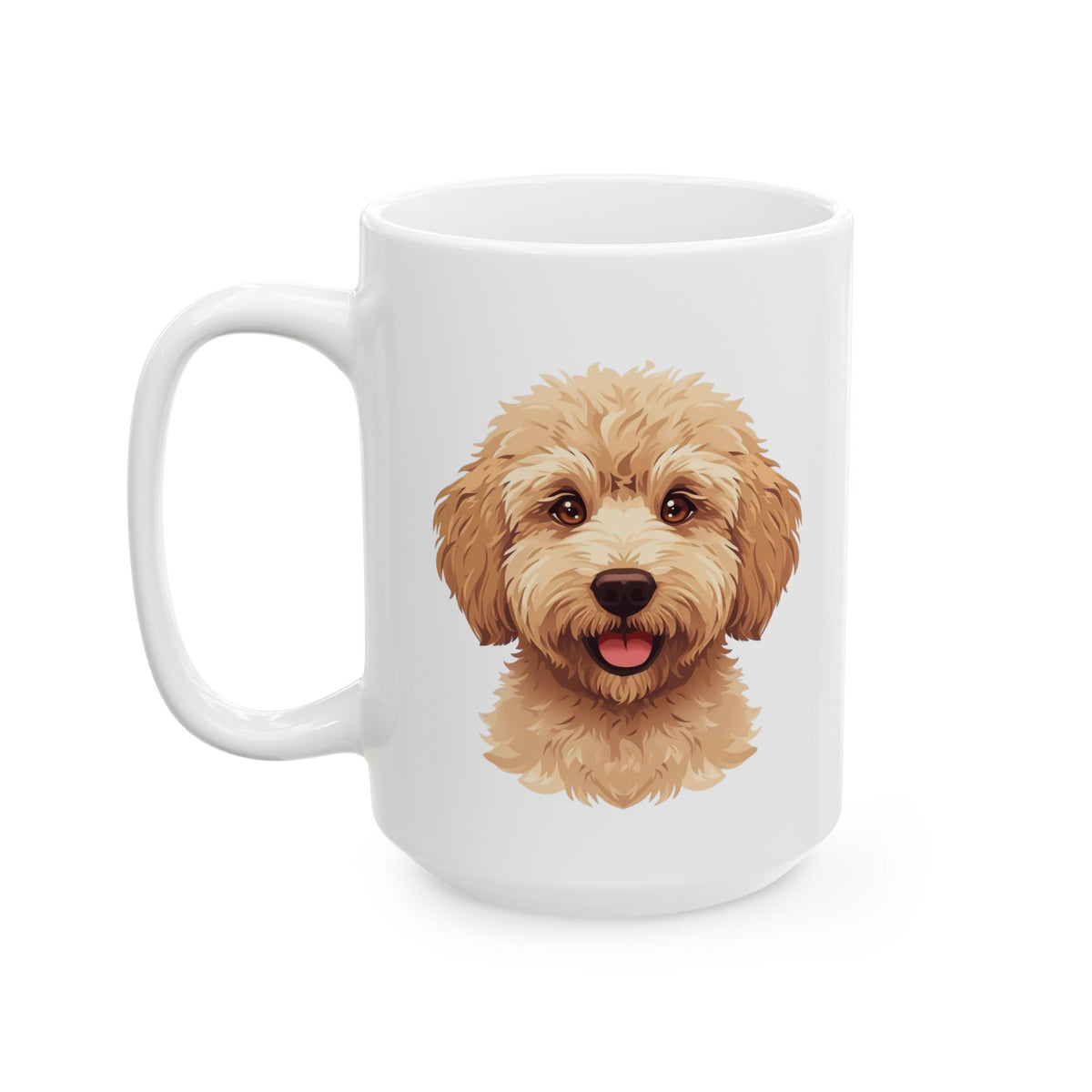 Labradoodle Coffee Mug, Cute Doodle Dog Mug, Dog Lover Mug, Pet Parent Gift, Doodle Mom Dad Cup 11oz or 15oz, Dog Lover Gift