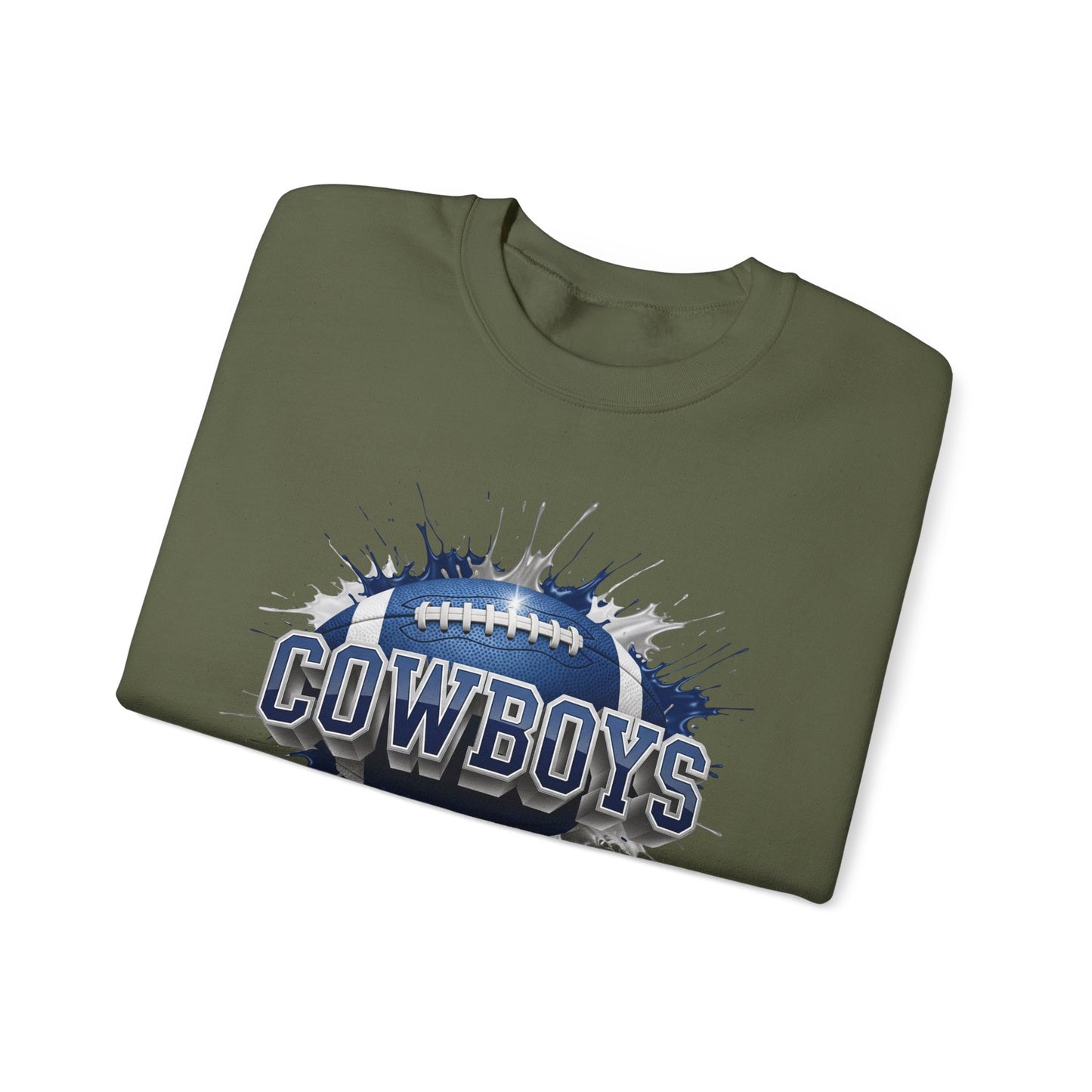 Dallas Football Sweatshirt, Dallas Team Sweatshirt, Football Gift for Dallas Fans, Game Day Sports Fan Football Apparel