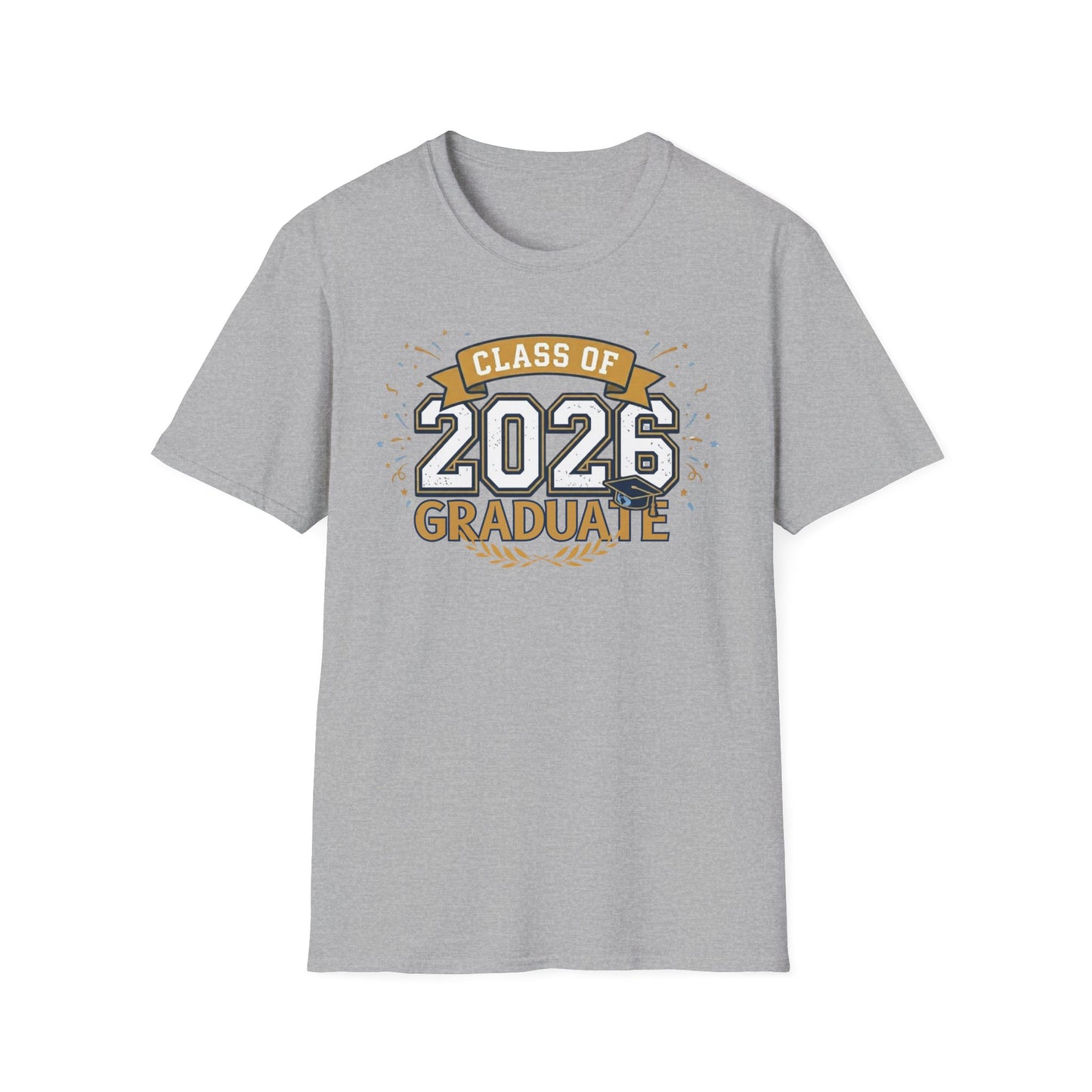 Class of 2026 Graduate T-Shirt – Graduation Gift Tee, Senior 2026 Shirt, High School or College Grad Celebration Apparel