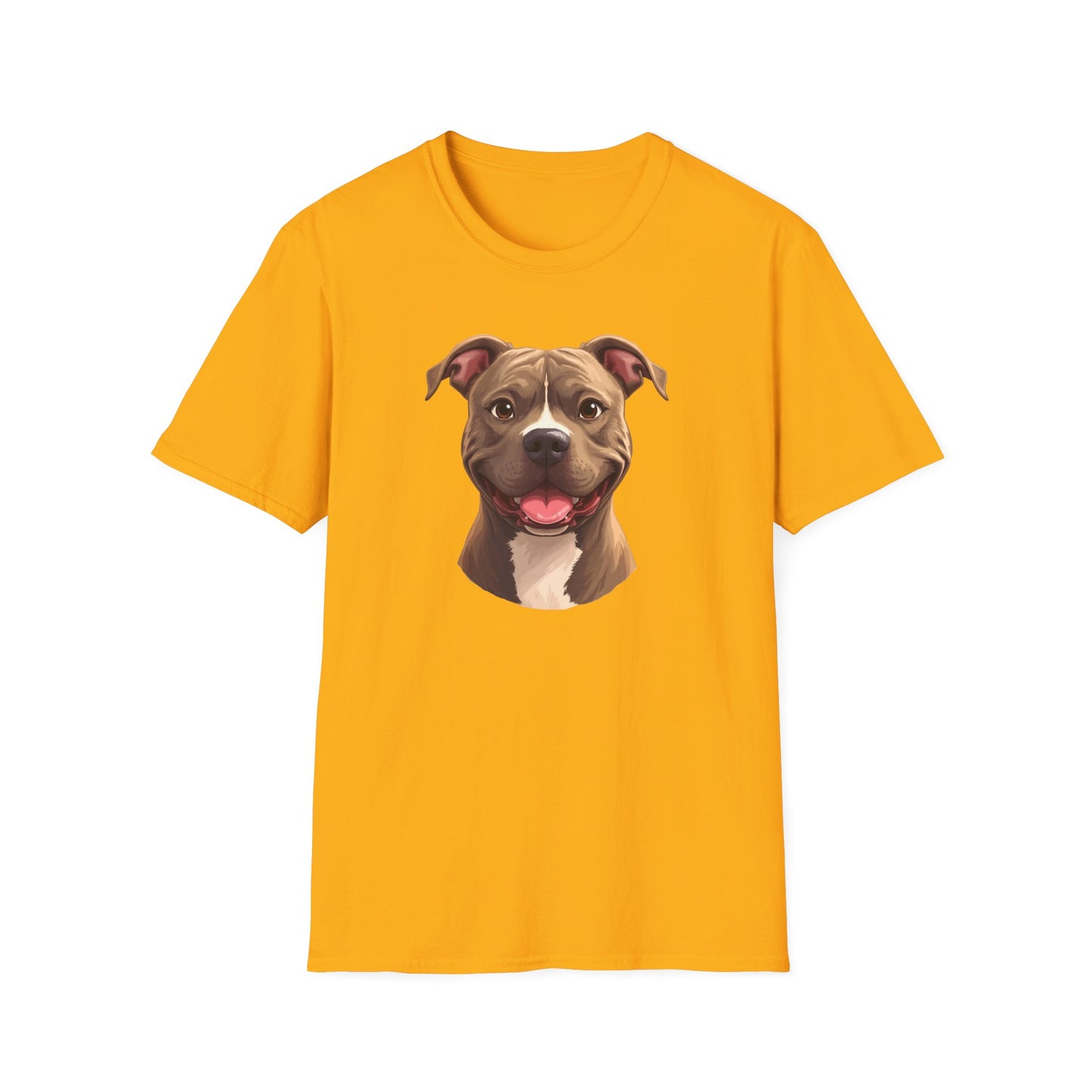 Pit Bull Terrier Dog Portrait Shirt – Pitbull Dog Lover Gift, Cute Dog Mom Tee, Dog Dad Shirt, Pet Breed Apparel