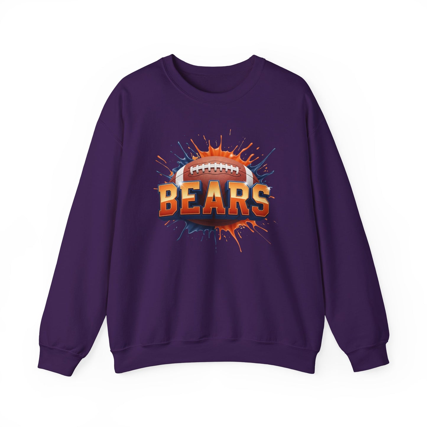 Chicago Football Sweatshirt, Chicago Team Sweatshirt, Football Gift for Chicago Fans, Game Day Sports Fan Football Apparel