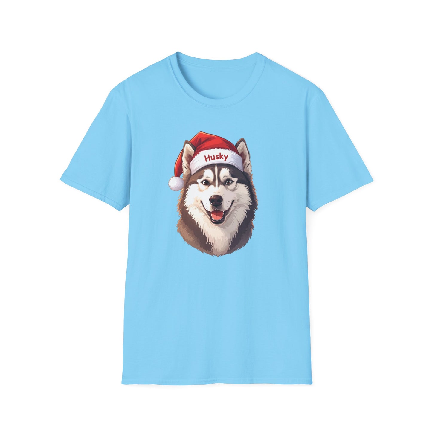 Siberian Husky Dog Portrait Shirt – Husky Dog Lover Gift, Cute Dog Mom Tee, Dog Dad Shirt, Pet Breed Apparel