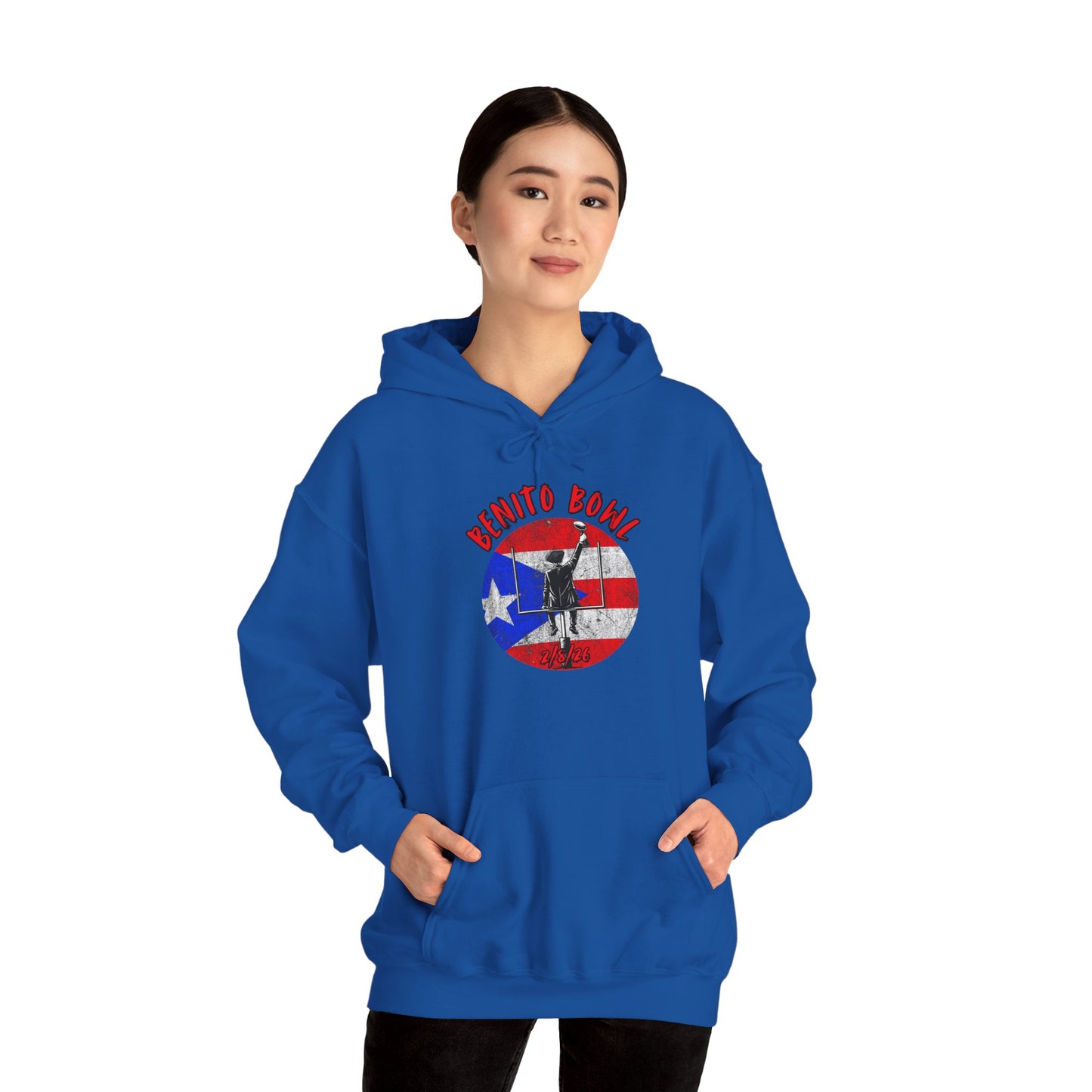 Benito Bowl 2/8/26 Puerto Rico Heritage Hoodie, Boricua Pride Football Fan gift