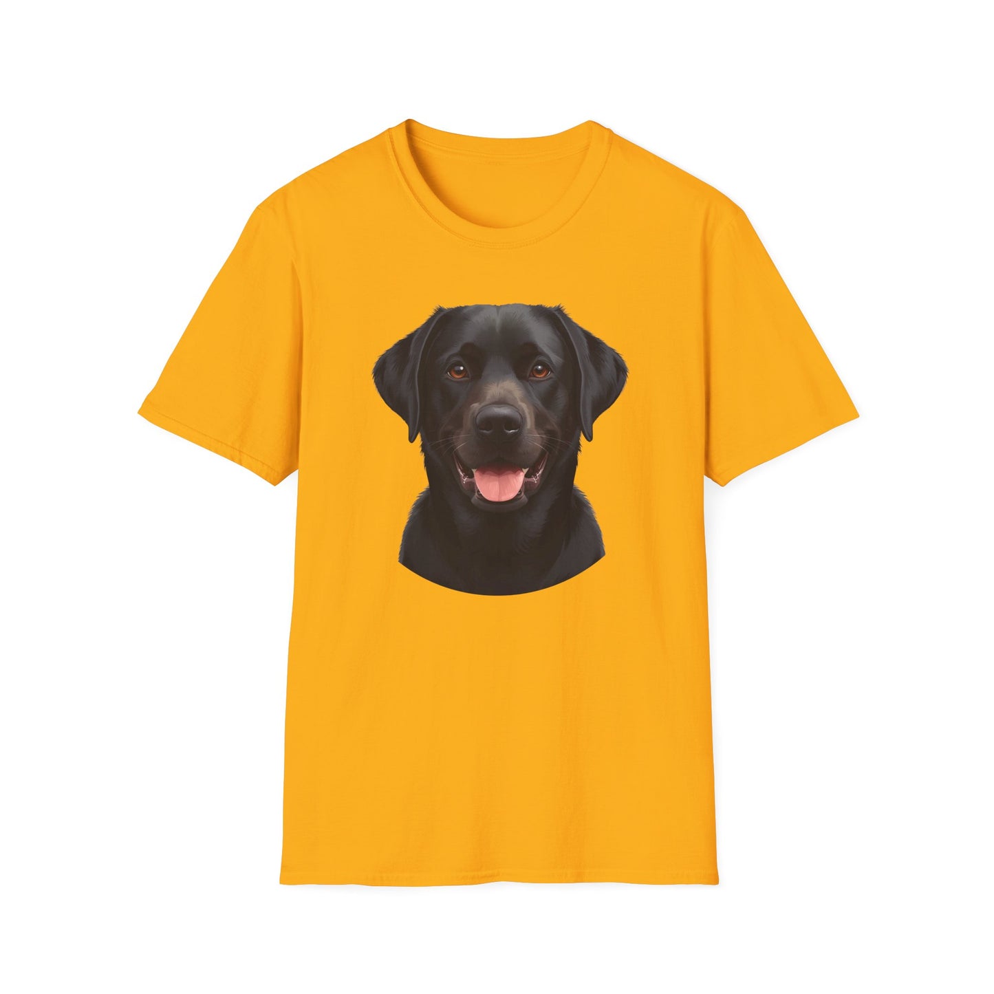 Labrador Retriever Dog Portrait Shirt – Black Lab Dog Lover Gift, Cute Dog Mom Tee, Dog Dad Shirt, Pet Breed Apparel