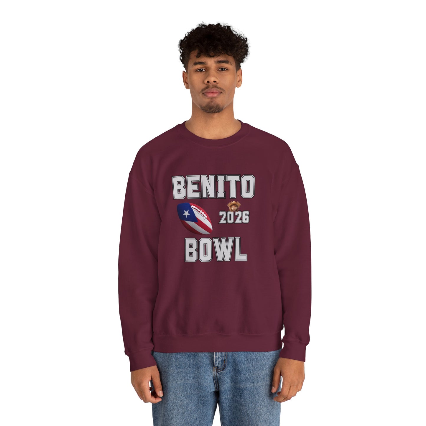 Benito Bowl Halftime 2026 Sweatshirt, Benito Bowl Shirt, Football Fan Gift, Puerto Rico Heritage Sweatshirt, Boriqua Pride Gift