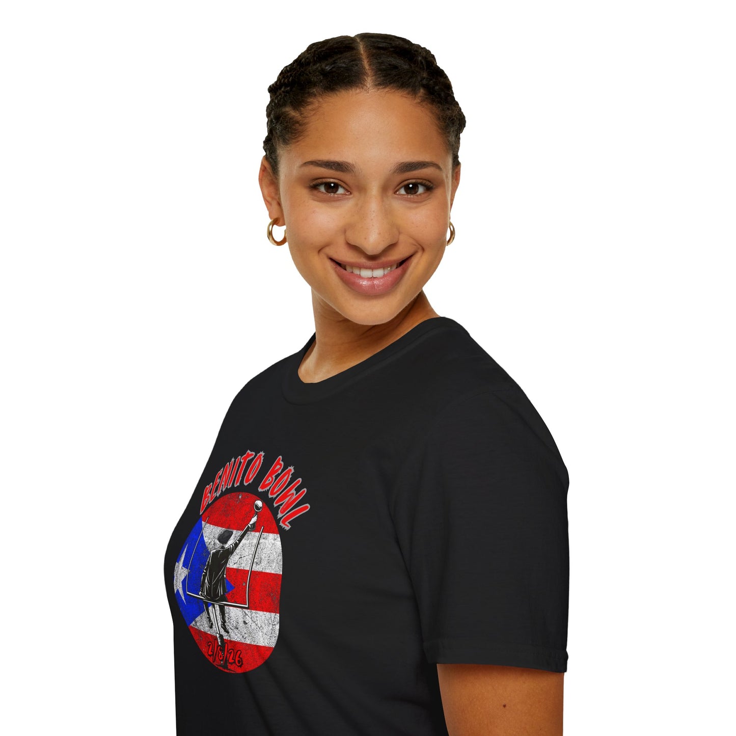 Benito Bowl 2/8/26 T-Shirt – Puerto Rico Heritage Tee, Boricua Pride Football Fan Shirt