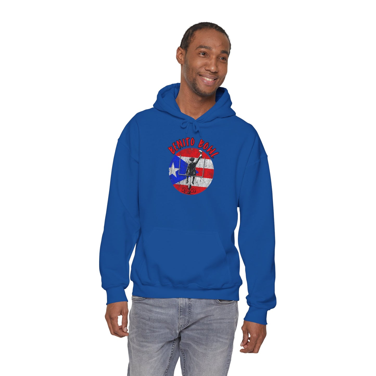 Benito Bowl 2/8/26 Puerto Rico Heritage Hoodie, Boricua Pride Football Fan gift