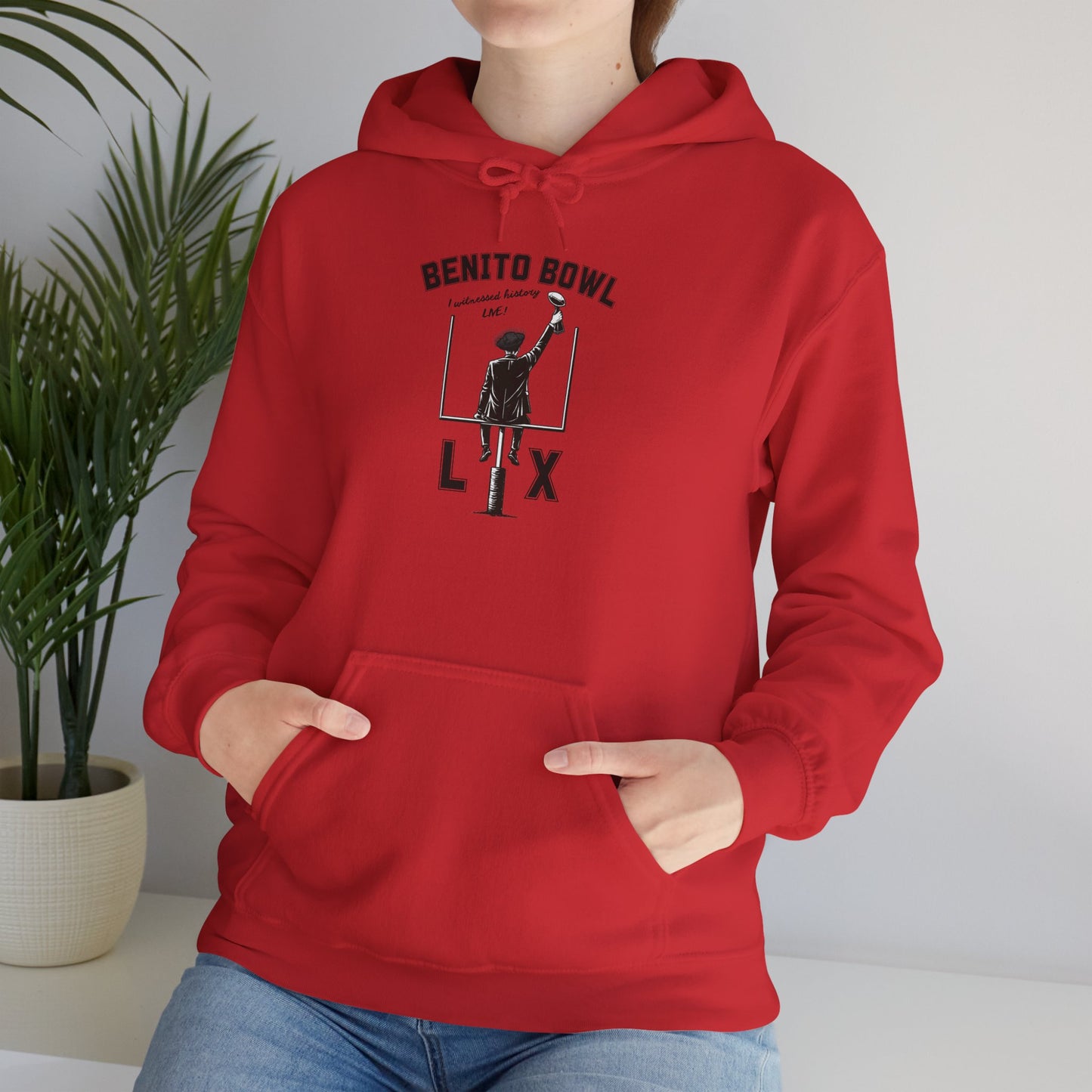 Benito Bowl LX Witnessed History Live Halftime Hoodie, Football Fan Gift, Benito Hoodie, Puerto Rico Boricua Heritage