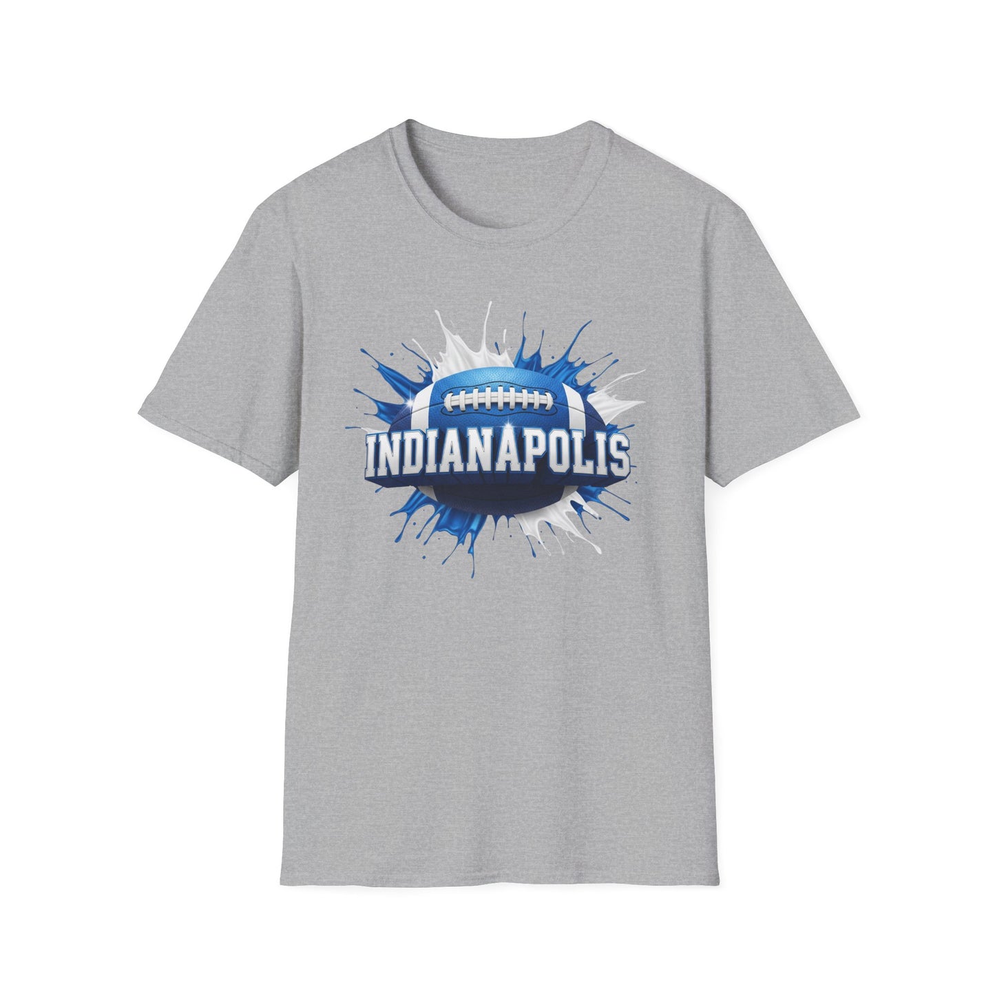 Indianapolis Football Unisex T-Shirt, Indianapolis Team Tee, Football Gift for Indianapolis Fans, Game Day Shirt, Sports Fan Apparel Tee