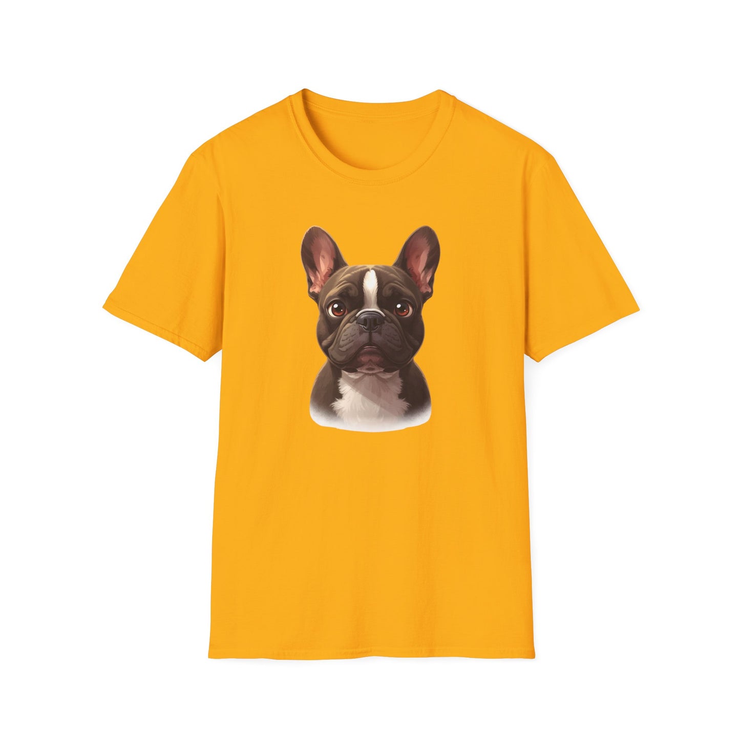 French Bulldog Dog Portrait Shirt – Frenchie Dog Lover Gift, Cute Dog Mom Tee, Dog Dad Shirt, Pet Breed Apparel