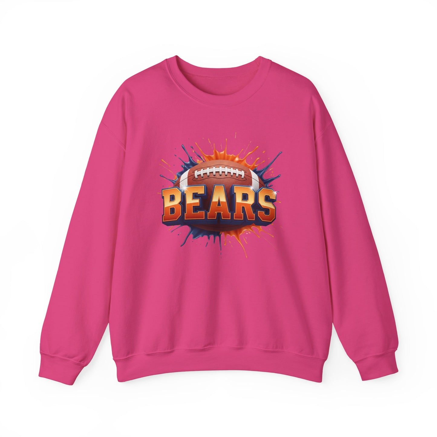 Chicago Football Sweatshirt, Chicago Team Sweatshirt, Football Gift for Chicago Fans, Game Day Sports Fan Football Apparel