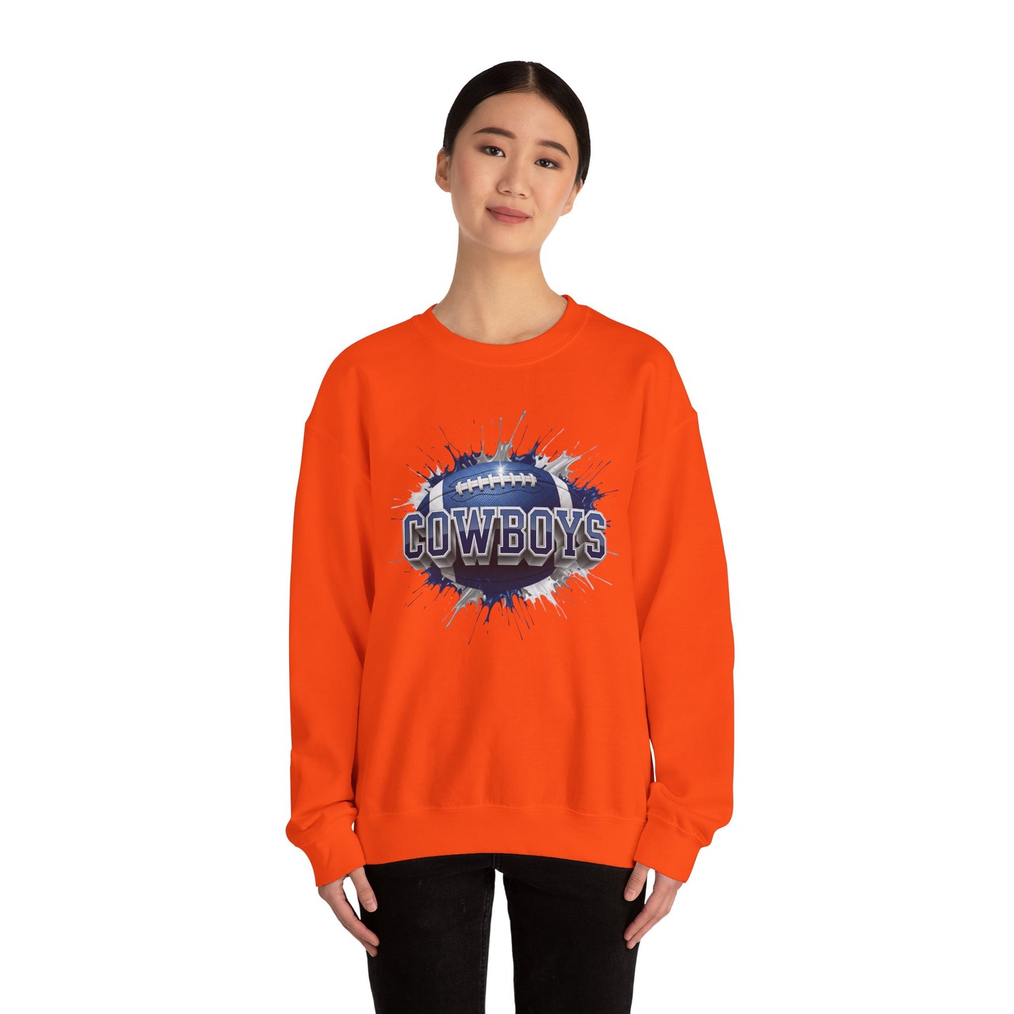 Dallas Football Sweatshirt, Dallas Team Sweatshirt, Football Gift for Dallas Fans, Game Day Sports Fan Football Apparel