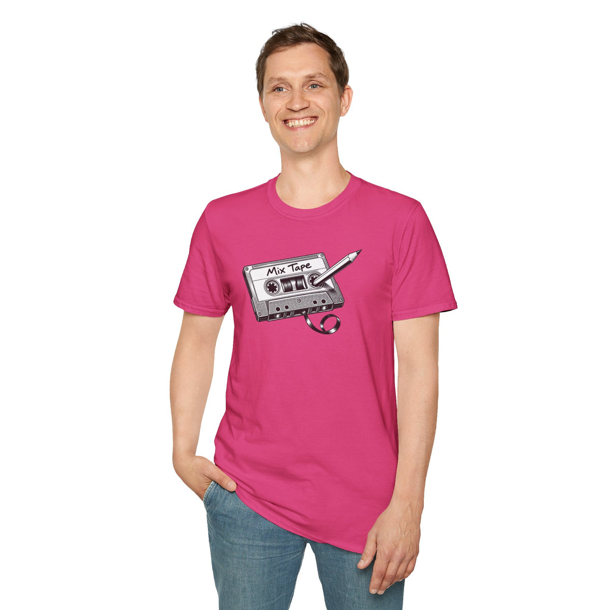 Retro Cassette Shirt, Vintage Music T-Shirt, Analog Audio Tee, Old School Music Lover Gift