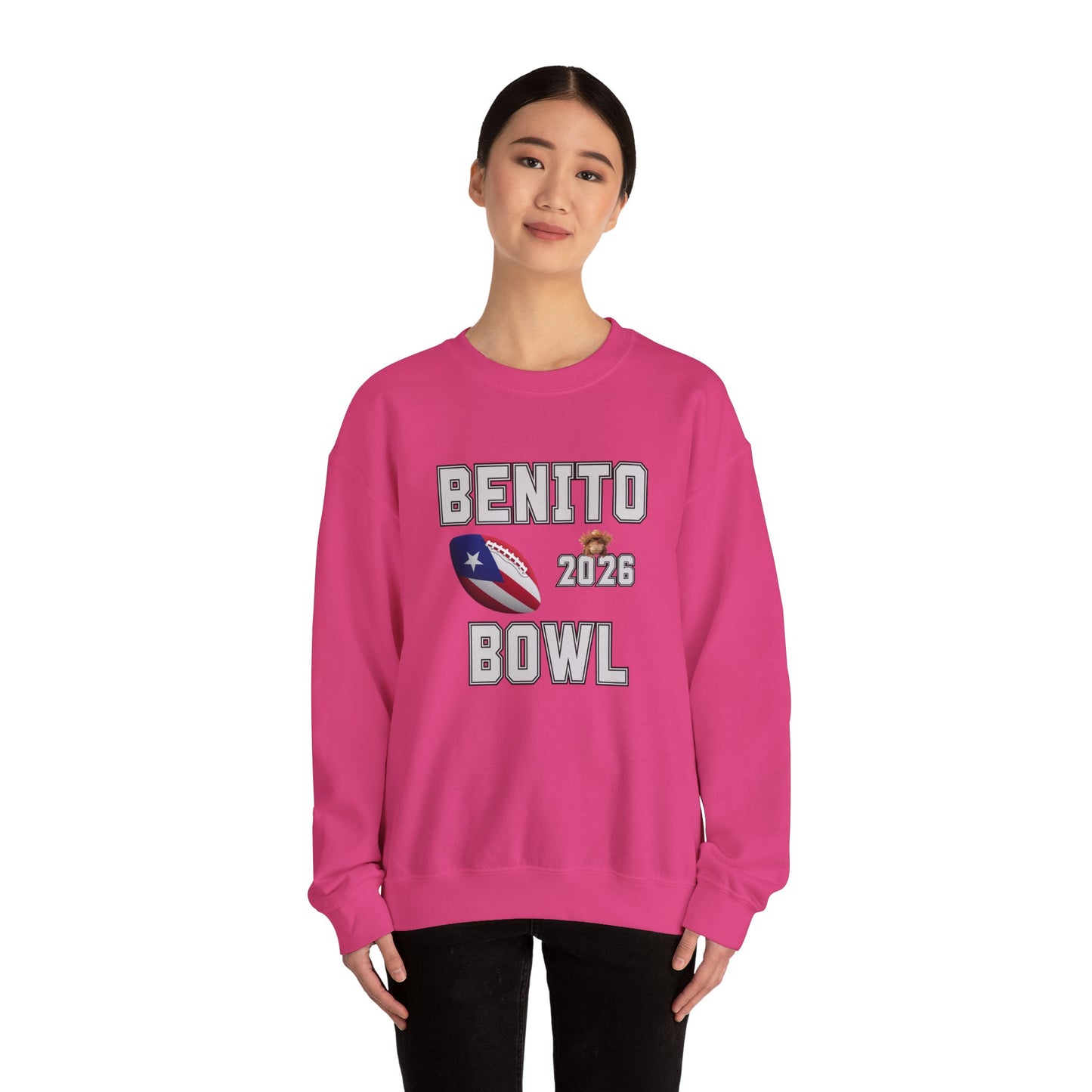 Benito Bowl Halftime 2026 Sweatshirt, Benito Bowl Shirt, Football Fan Gift, Puerto Rico Heritage Sweatshirt, Boriqua Pride Gift