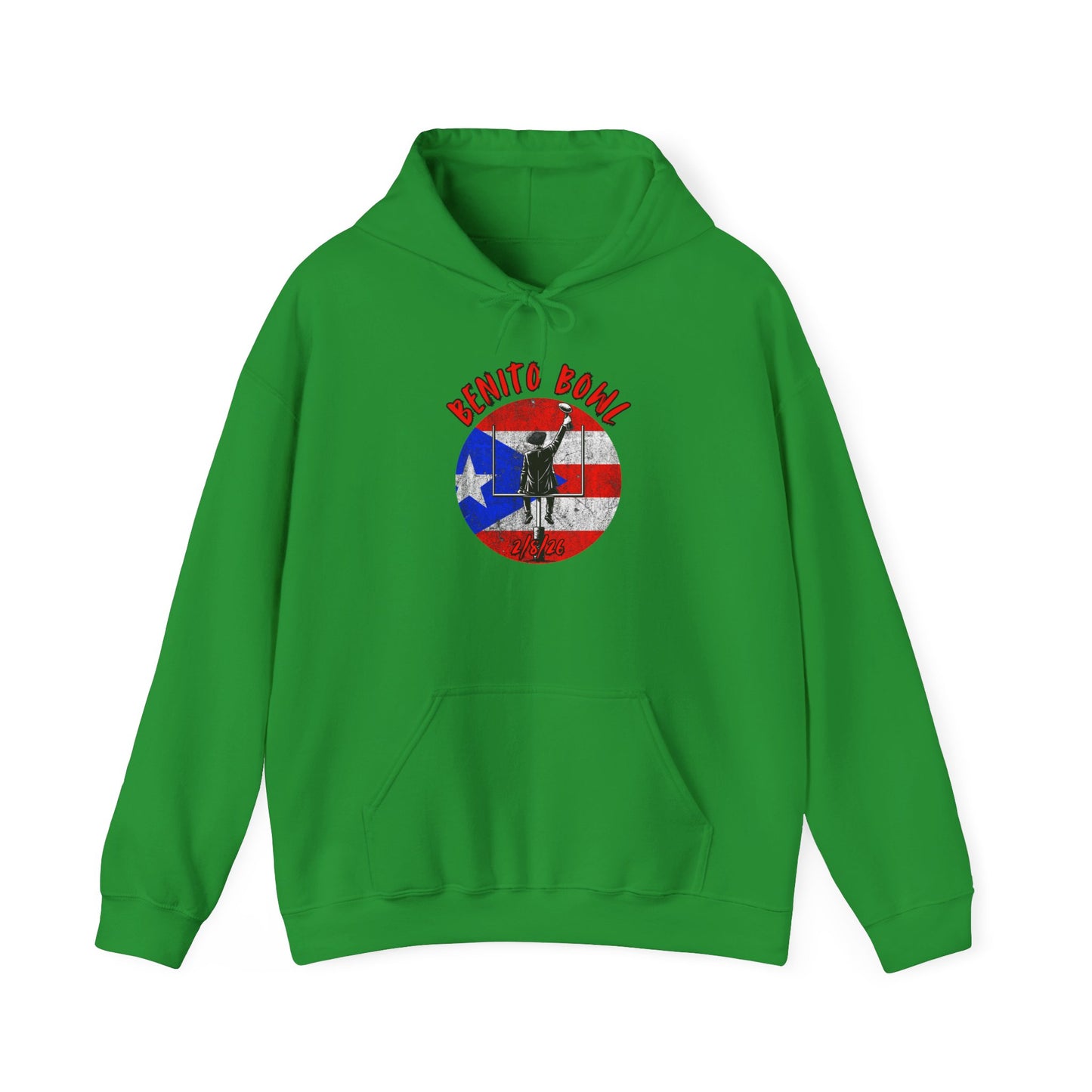 Benito Bowl 2/8/26 Puerto Rico Heritage Hoodie, Boricua Pride Football Fan gift