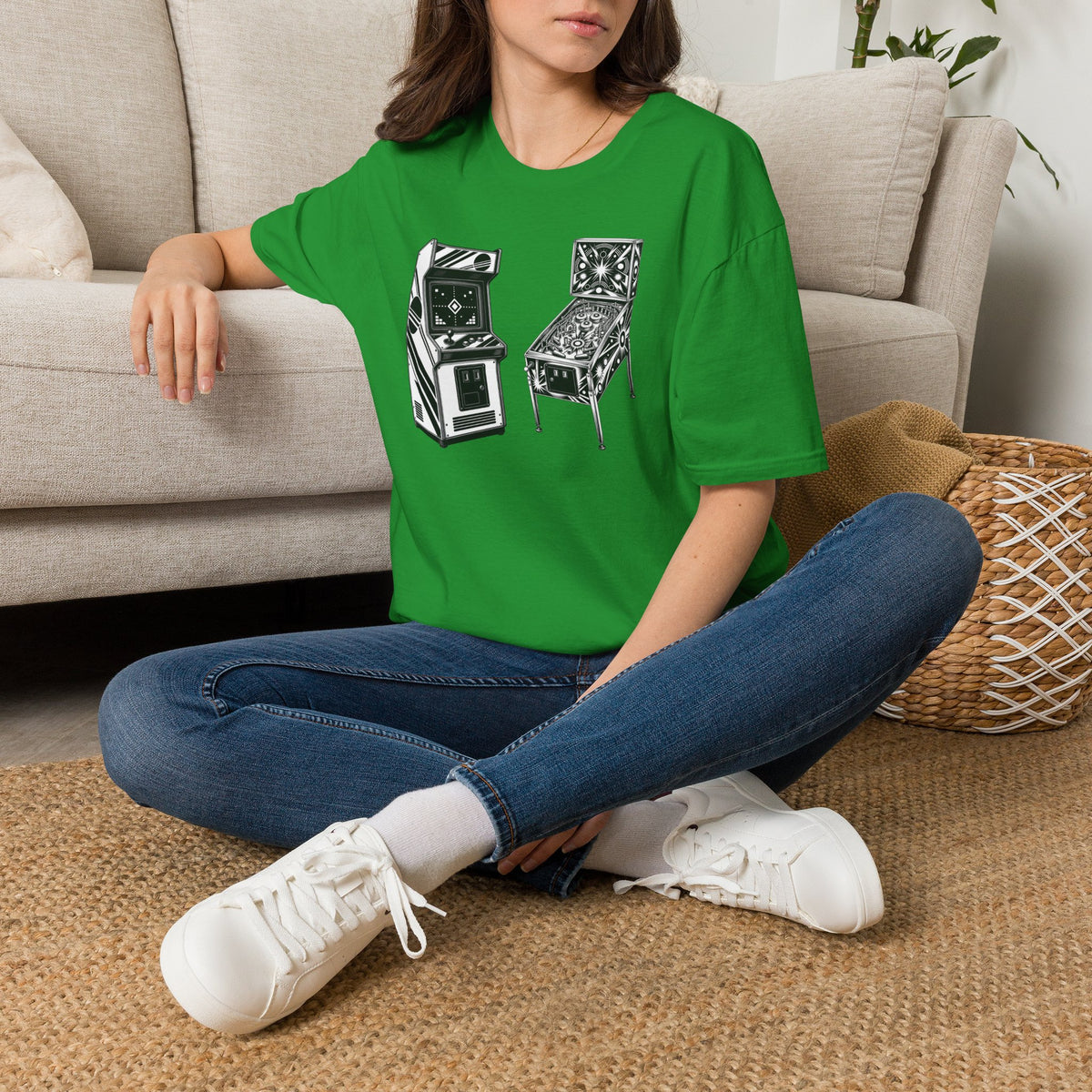 Arcade Game Shirt, Retro Pinball T-Shirt, Vintage Gaming Tee, Game Room Gift, Old School Gamer Shirt