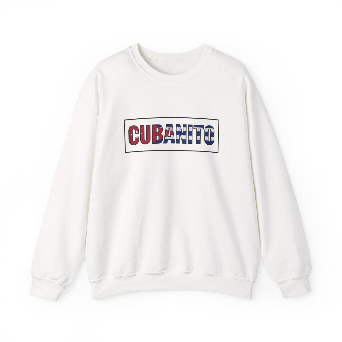 CUBANITO Sweatshirt – Cuban Flag Sweatshirt for Men, Latino Pride Sweatshirt, Cuba Heritage Top, Cuban Culture Graphic Sweatshirt