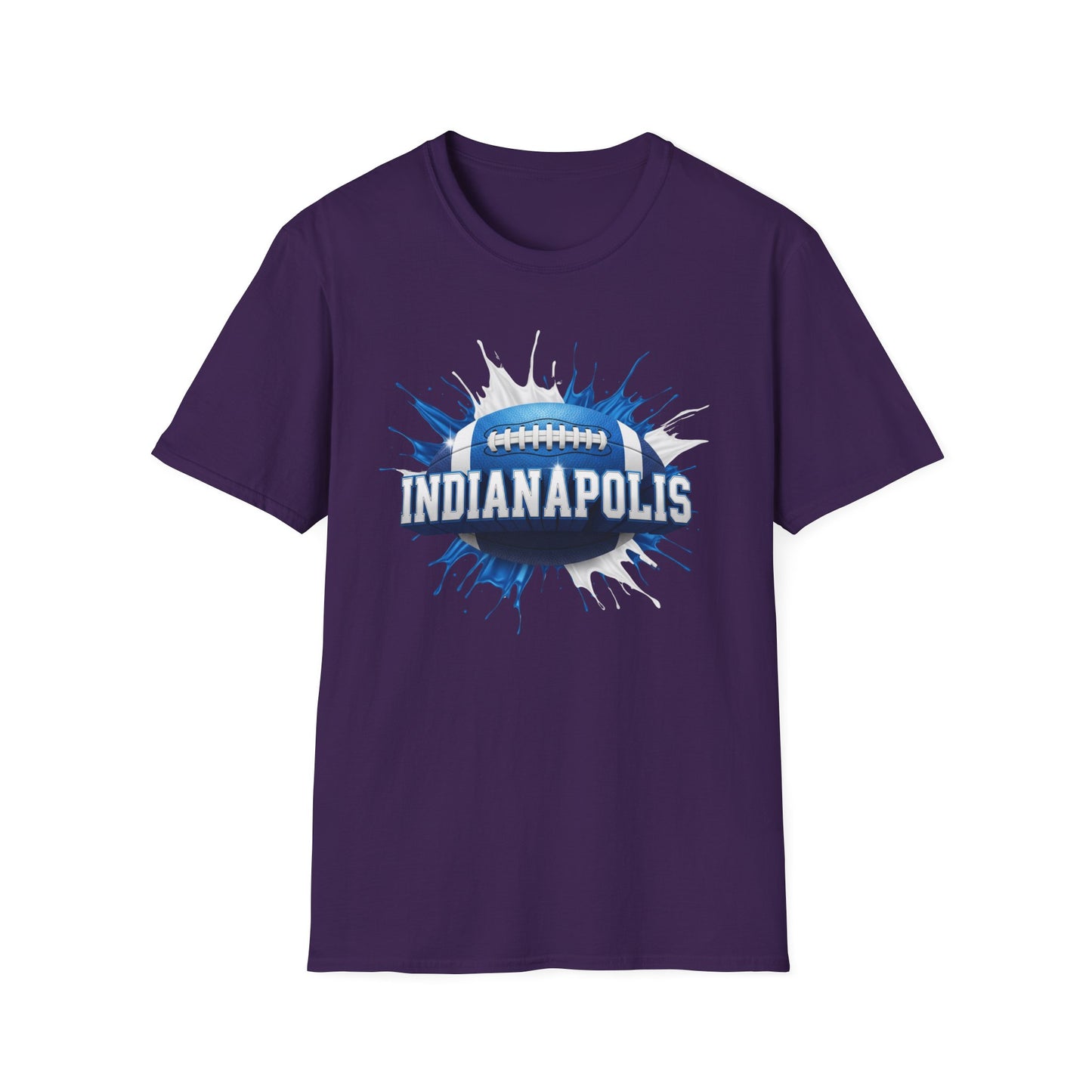 Indianapolis Football Unisex T-Shirt, Indianapolis Team Tee, Football Gift for Indianapolis Fans, Game Day Shirt, Sports Fan Apparel Tee