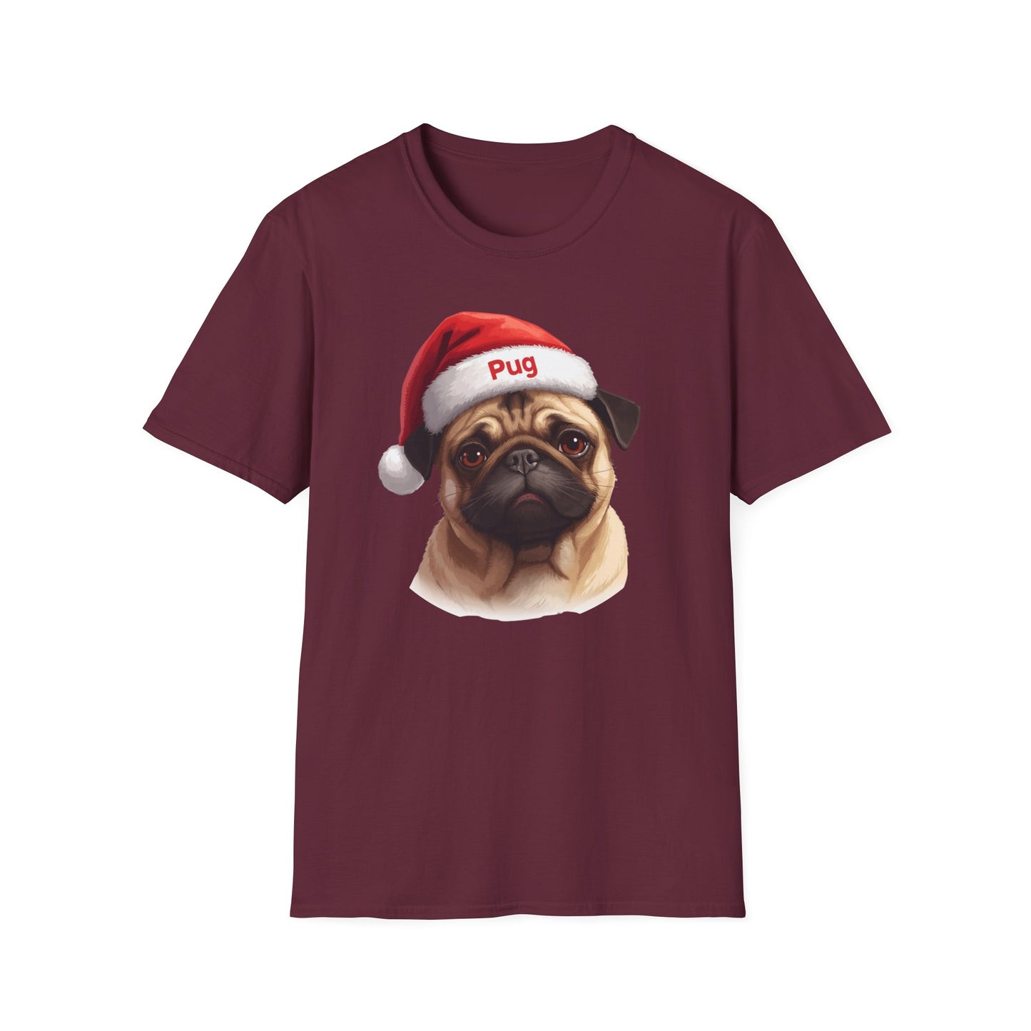 Pug Dog Portrait Shirt – Pug Dog Lover Gift, Cute Dog Mom Tee, Dog Dad Shirt, Pet Breed Apparel
