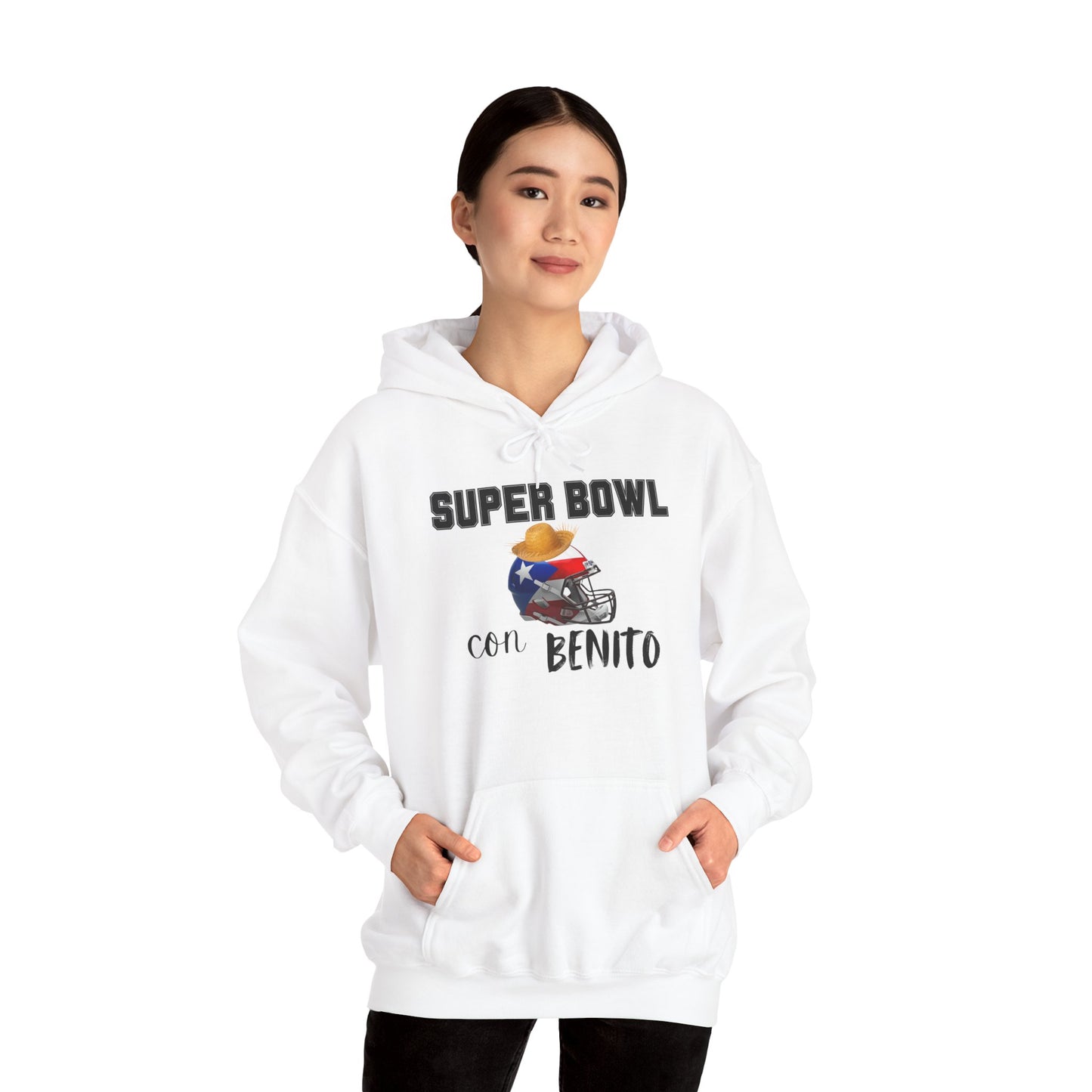 Benito Bowl Halftime Shirt 2026 Hoodie, Benito Bowl Hooded Sweatshirt, Football Fan Gift, Puerto Rico Heritage Hoodie, Boriqua Pride Gift