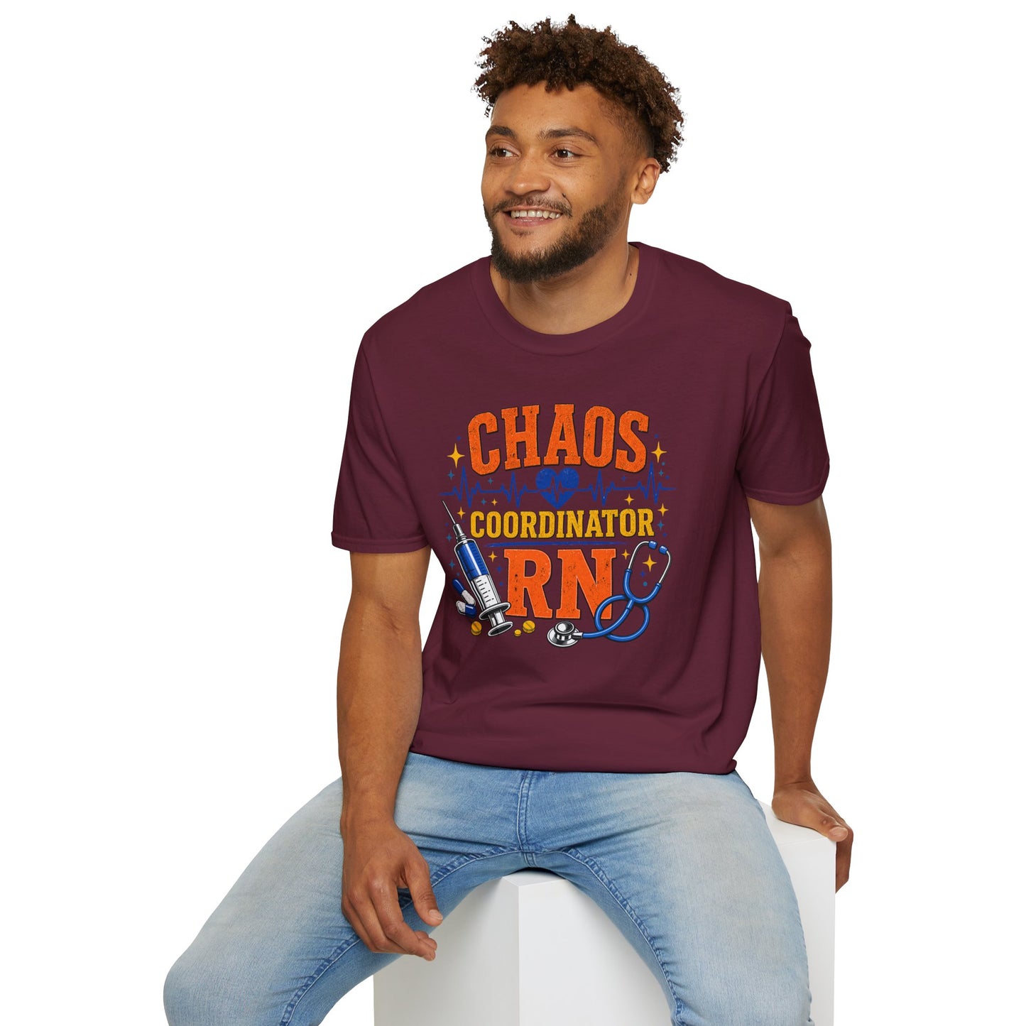 Chaos Coordinator RN Shirt – Funny Nurse Shirt – Nurse Life Tee – Medical Humor Gift for Nurses, RN LPN CNA Nursing Shirt