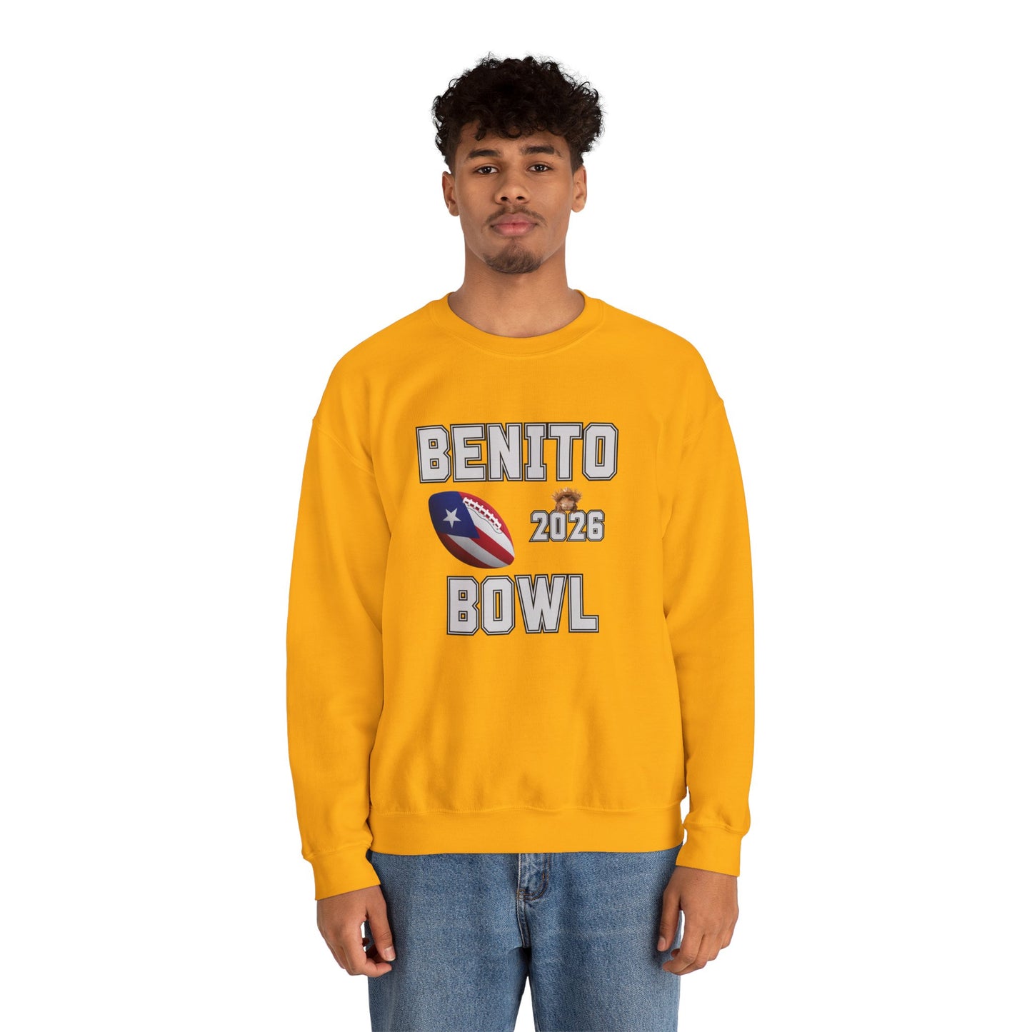 Benito Bowl Halftime 2026 Sweatshirt, Benito Bowl Shirt, Football Fan Gift, Puerto Rico Heritage Sweatshirt, Boriqua Pride Gift