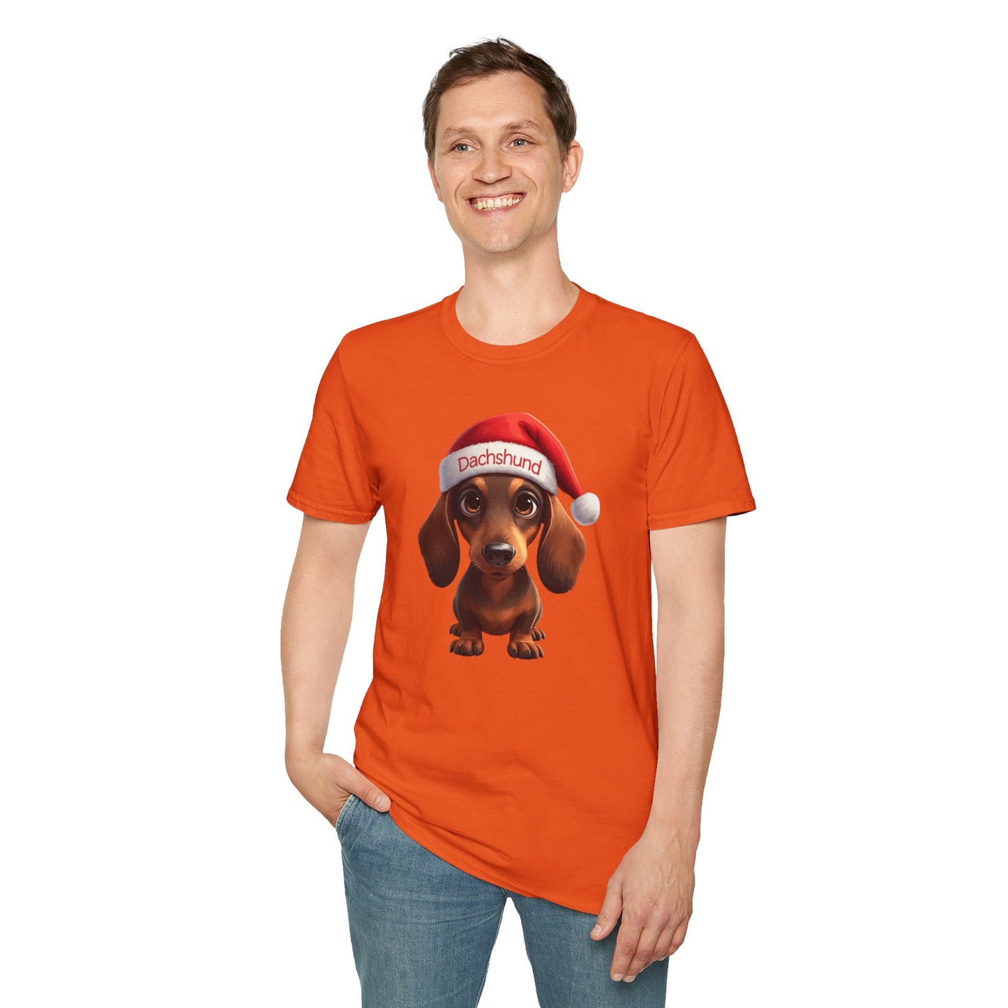 Dachshund Dog Portrait Shirt – Wiener Dog Lover Gift, Cute Dog Mom Tee, Dog Dad Shirt, Pet Breed Apparel