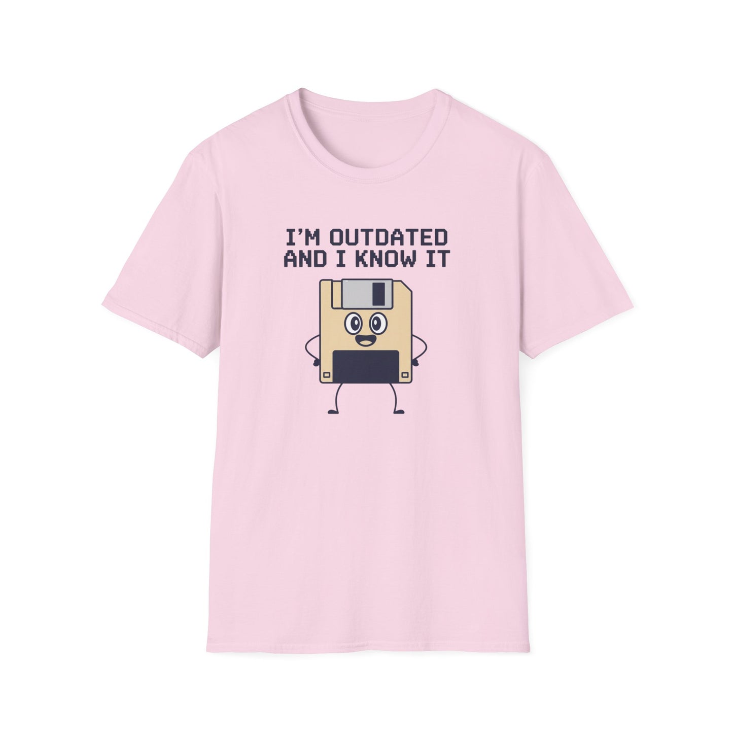 Funny Floppy Disk Shirt, Im Outdated and I Know It Tee, Retro Tech Shirt, Computer Nerd Gift, Geek Unisex T Shirt
