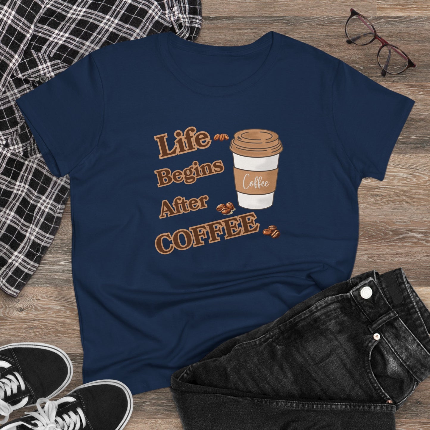 Life Begins After Coffee Shirt, Funny Coffee Shirt, Mother's Day Gift, Coffee Lover Gift, Mom Gift, Coffee Drinker Gift, Birthday Gift