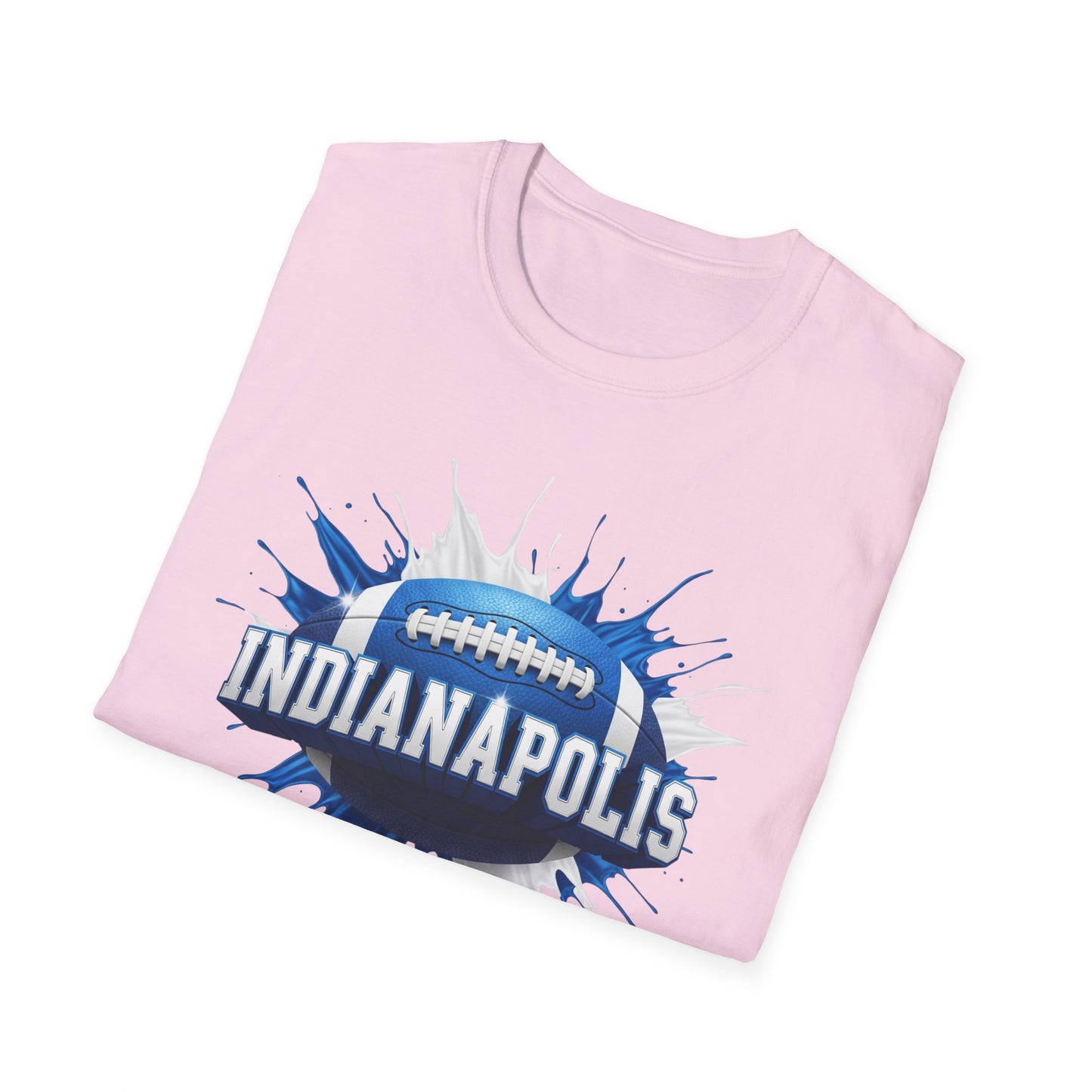 Indianapolis Football Unisex T-Shirt, Indianapolis Team Tee, Football Gift for Indianapolis Fans, Game Day Shirt, Sports Fan Apparel Tee