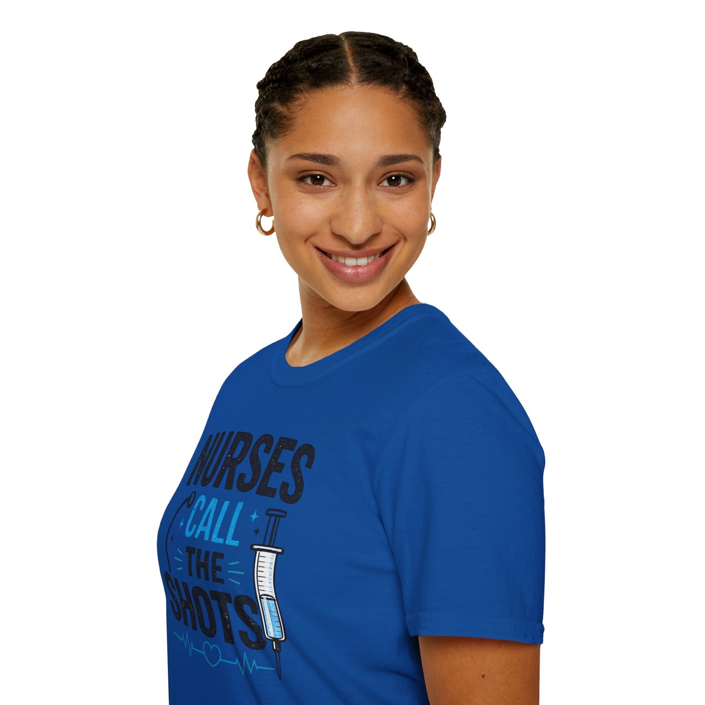 Nurses Call The Shots Shirt Funny Nurse Gift Medical Humor RN CNA Nursing Tee
