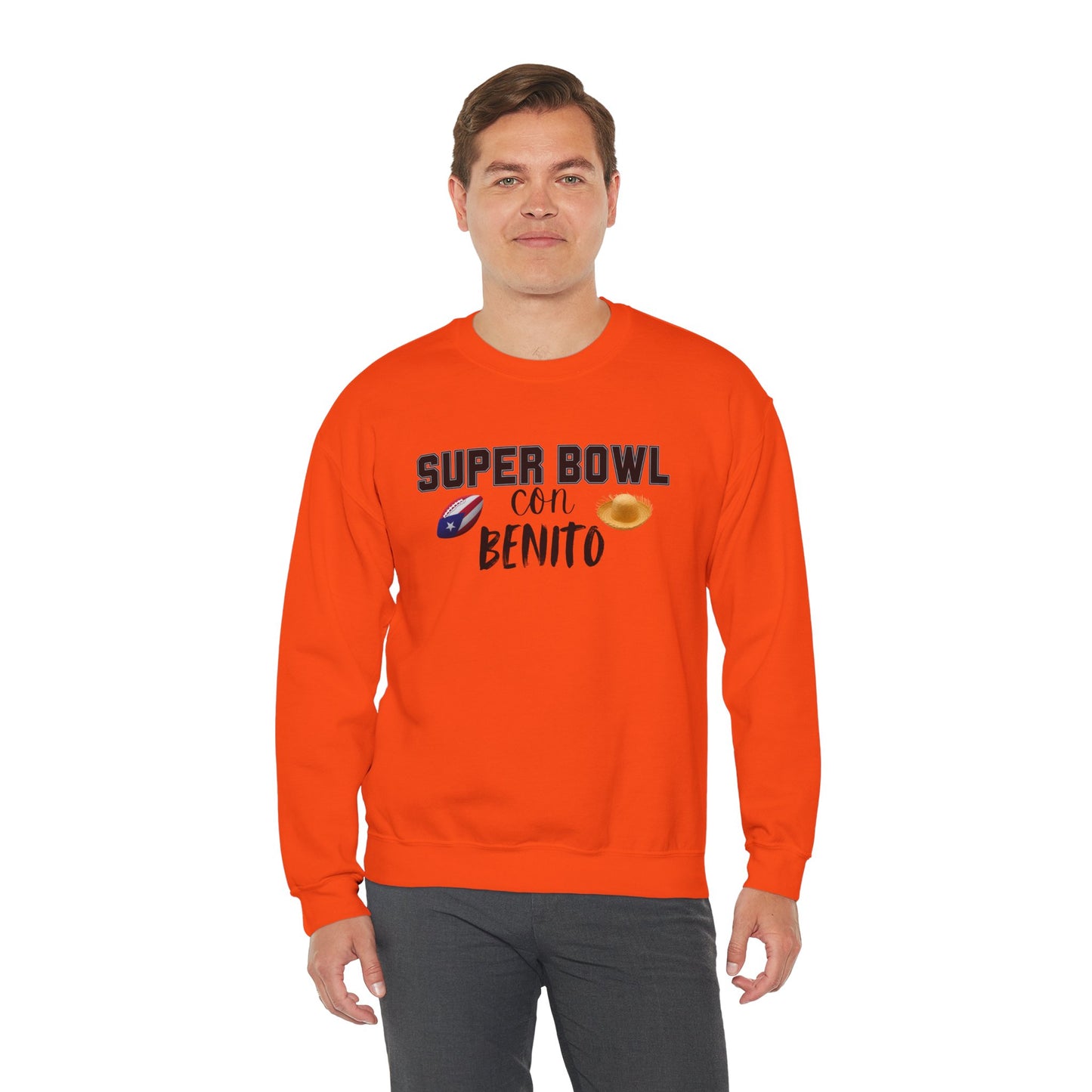 Benito Bowl Halftime 2026 Sweatshirt, Benito Bowl Shirt, Football Fan Gift, Puerto Rico Heritage Sweatshirt, Boriqua Pride Gift
