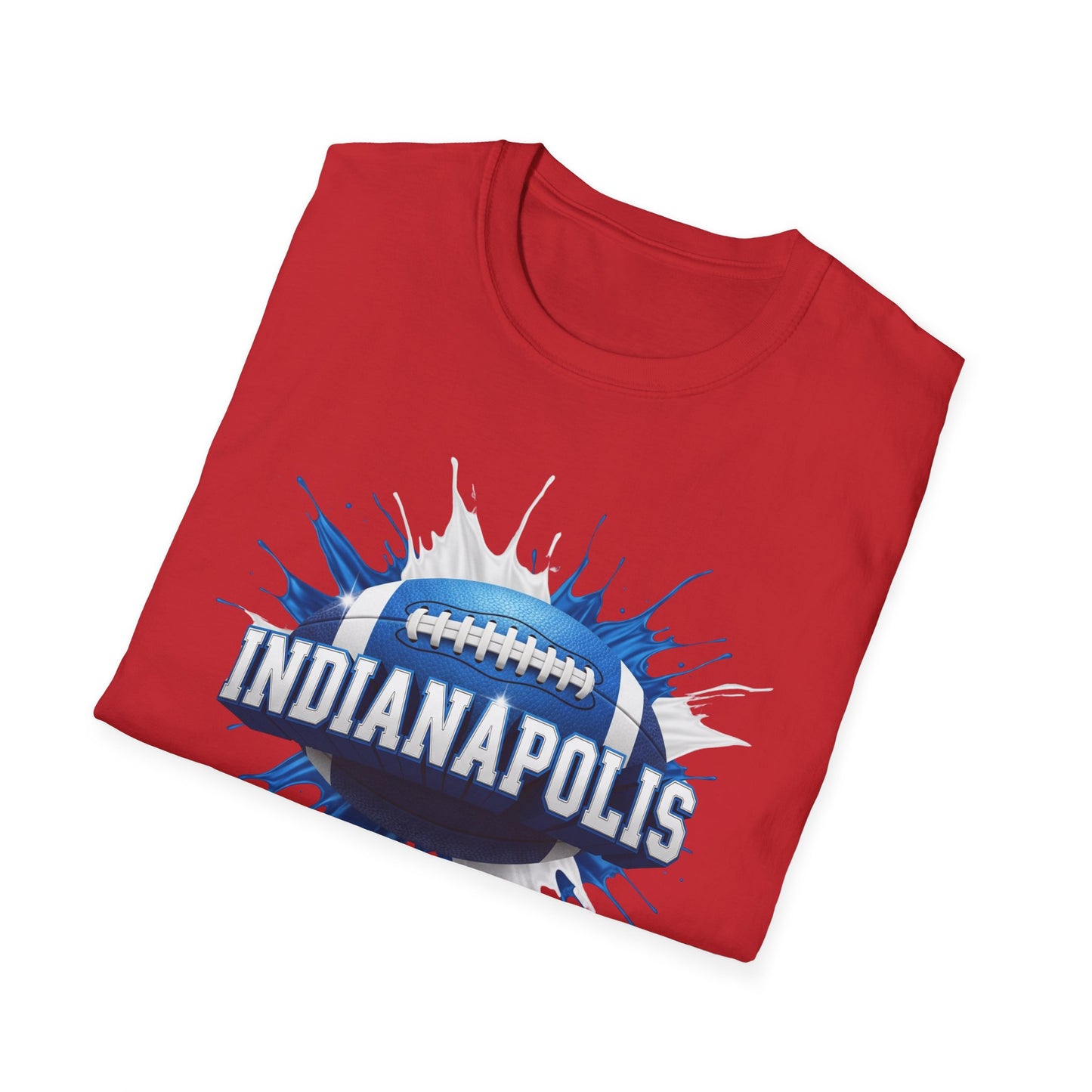 Indianapolis Football Unisex T-Shirt, Indianapolis Team Tee, Football Gift for Indianapolis Fans, Game Day Shirt, Sports Fan Apparel Tee