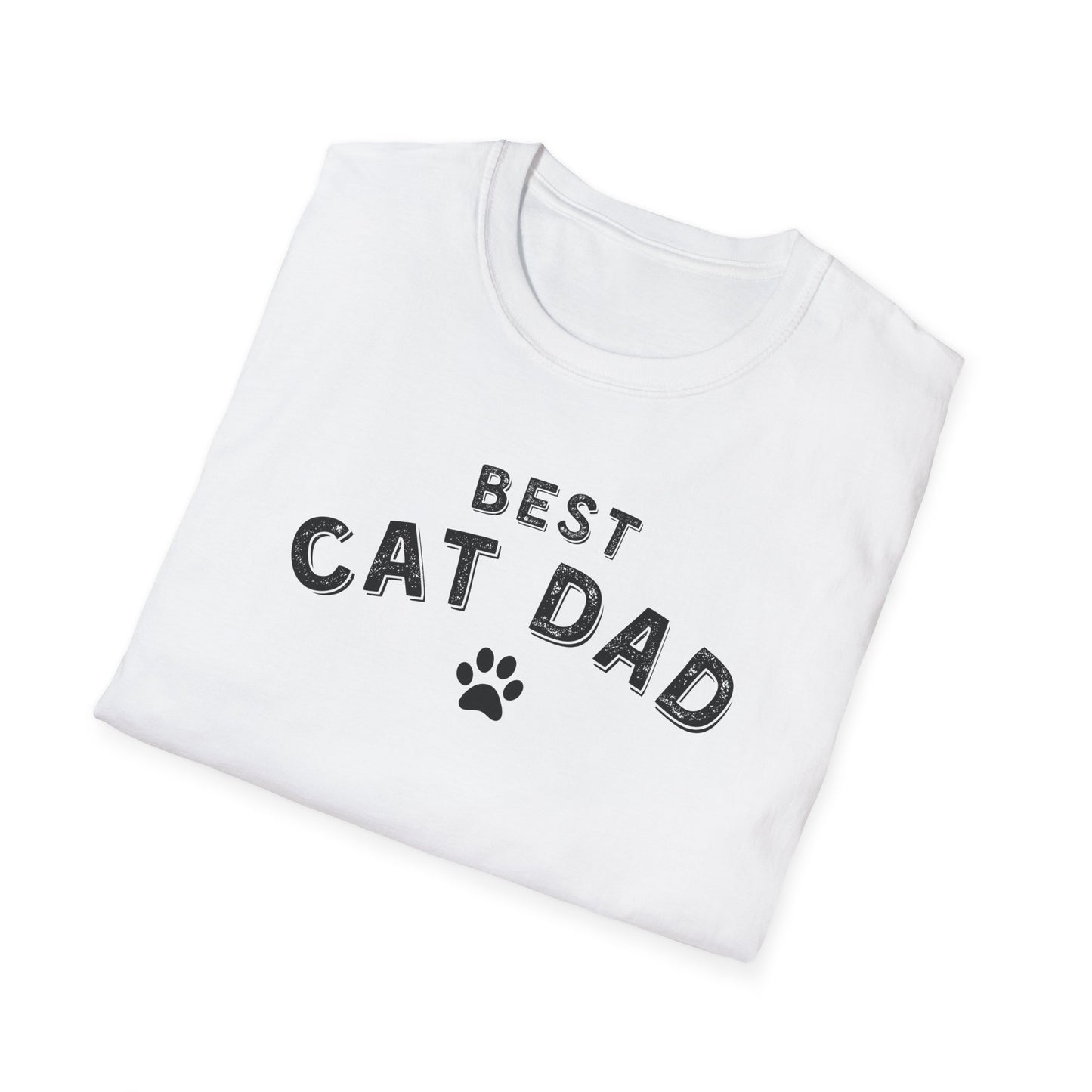 Best Cat Dad T-Shirt – Funny Cat Lover Shirt for Men, Cat Dad Gift Tee, Pet Owner Graphic Shirt
