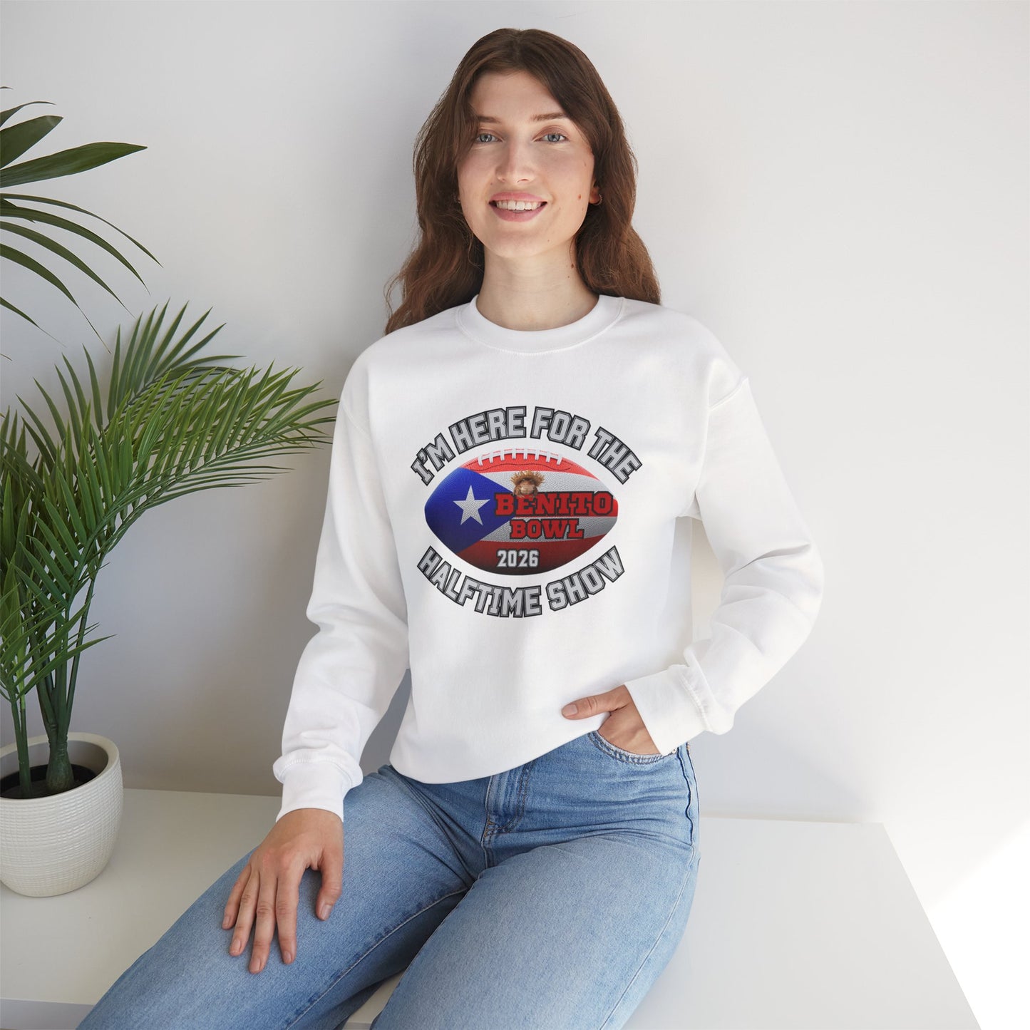Benito Bowl Halftime 2026 Sweatshirt, Benito Bowl Shirt, Football Fan Gift, Puerto Rico Heritage Sweatshirt, Boriqua Pride Gift