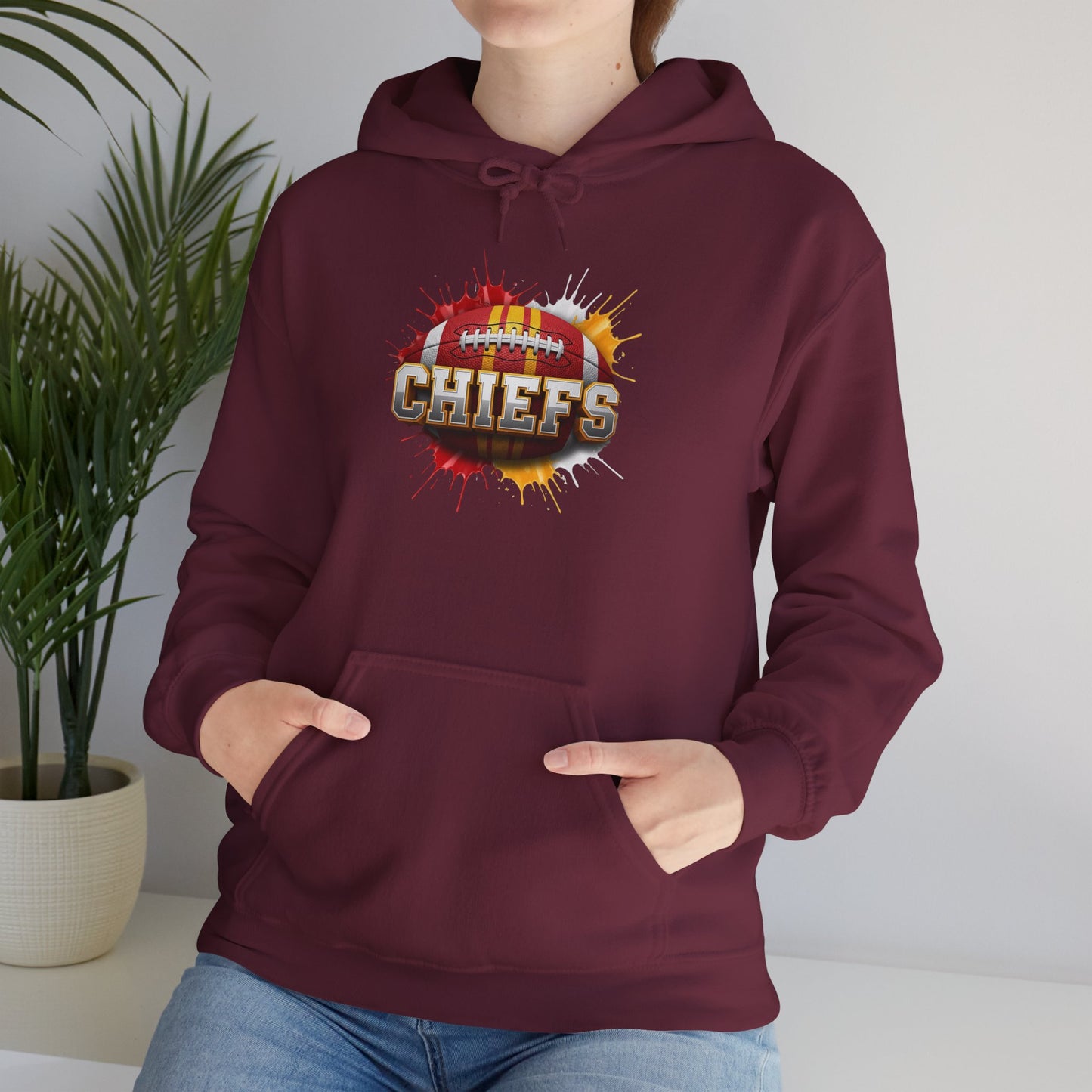 Kansas City Football Hoodie, Kansas CityTeam Hoodie, Football Gift for Kansas City Fans, Game Day Sports Fan Apparel, Football Fan Gift