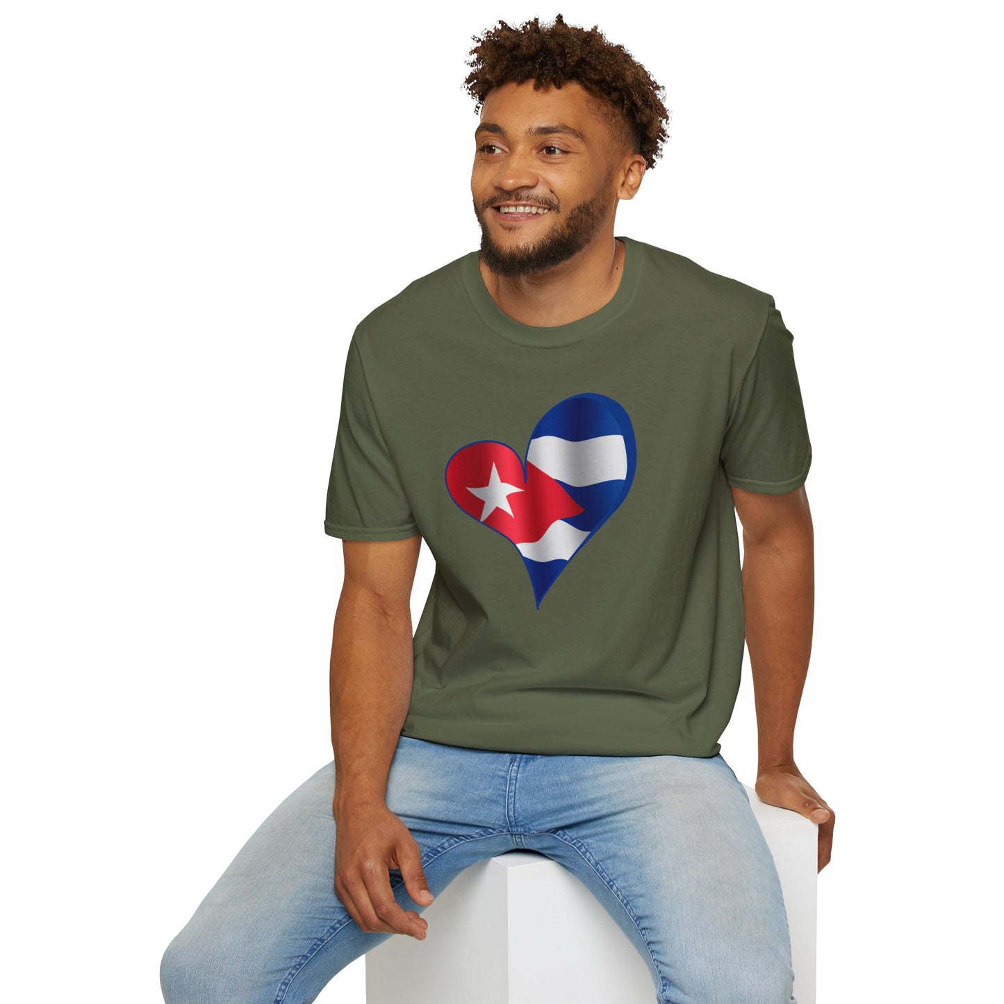 Cuba in my Heart T-Shirt, Cuba Shirt, Cuban Gift, Cuban Flag Shirt, Cubano Shirt, Cuban Flag shirt, Mother's Day Gift, Father's Day Gift